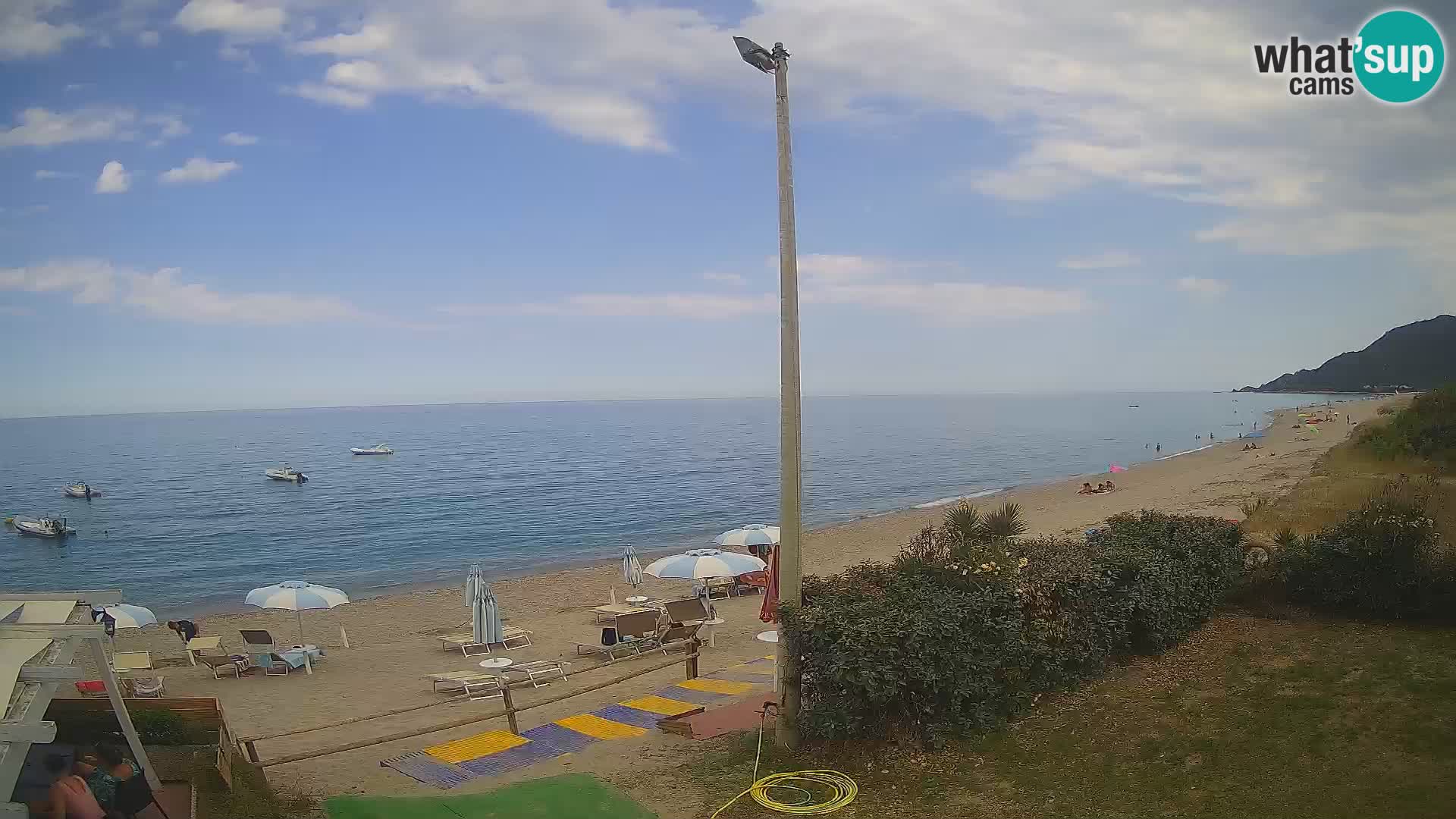 Webcam plage Museddu – Ogliastra livecam Sardaigne – Italie