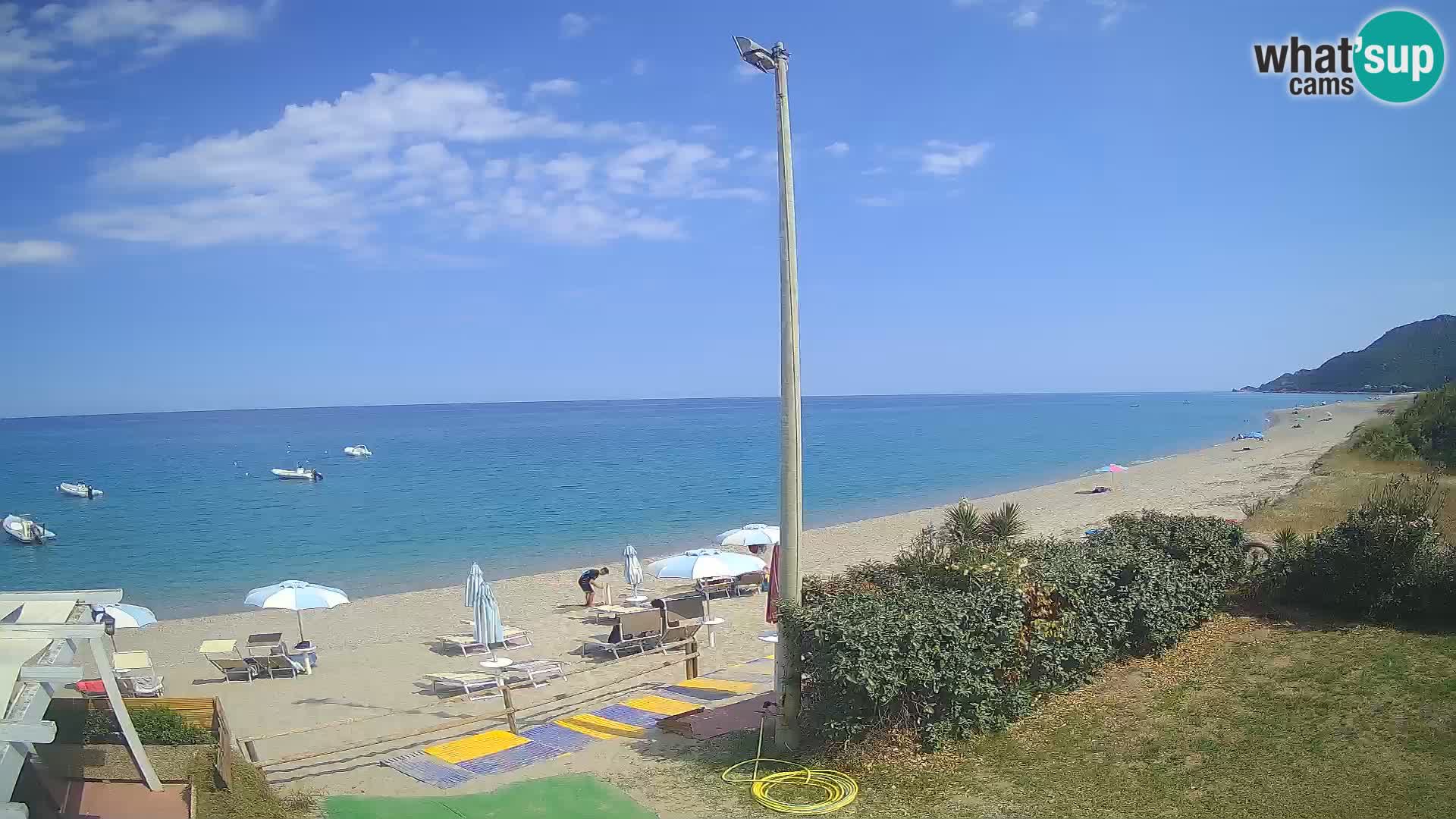 Webcam plage Museddu – Ogliastra livecam Sardaigne – Italie