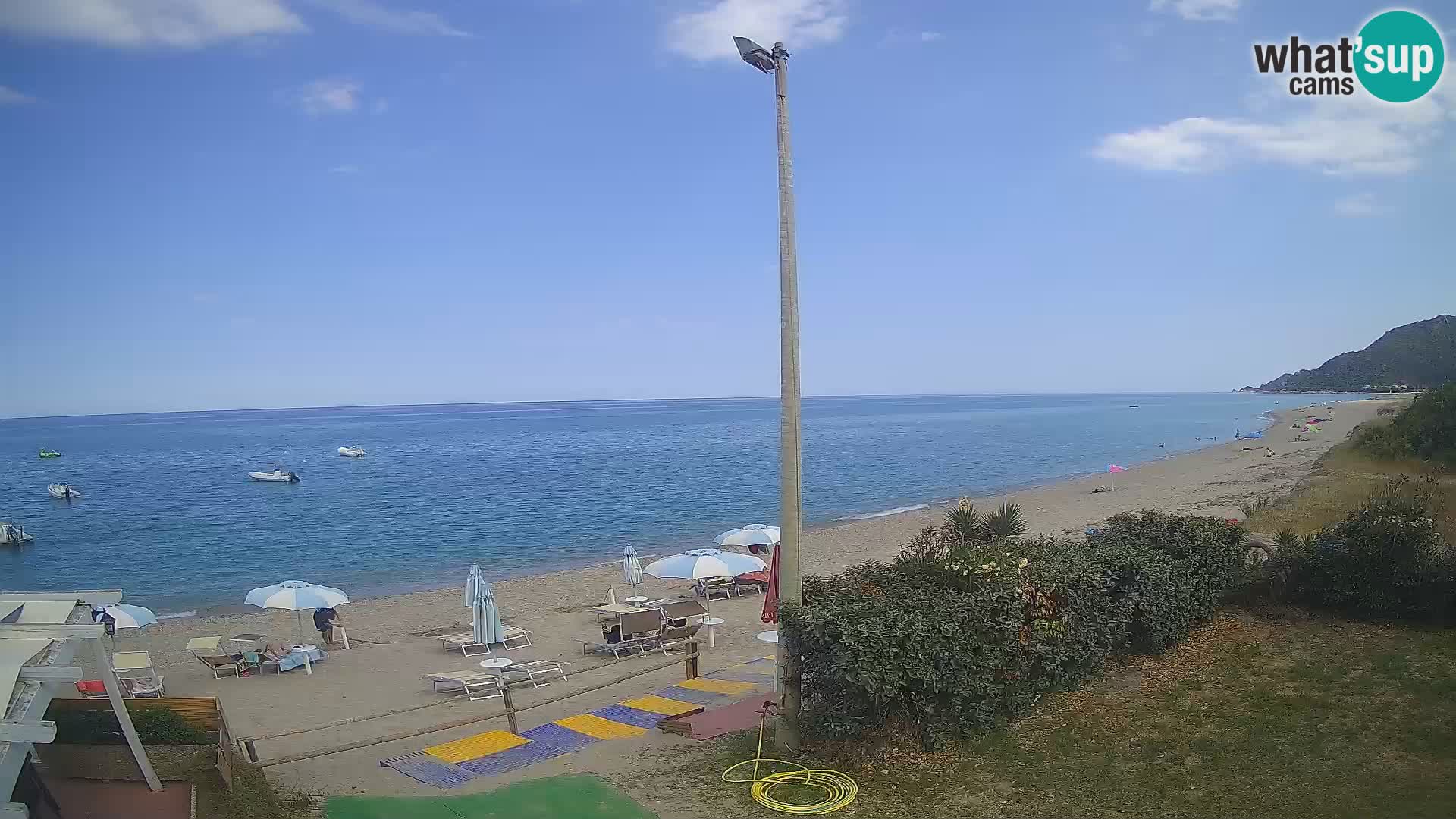 Spletna kamera plaža Museddu – Ogliastra – Sardinija – Italija