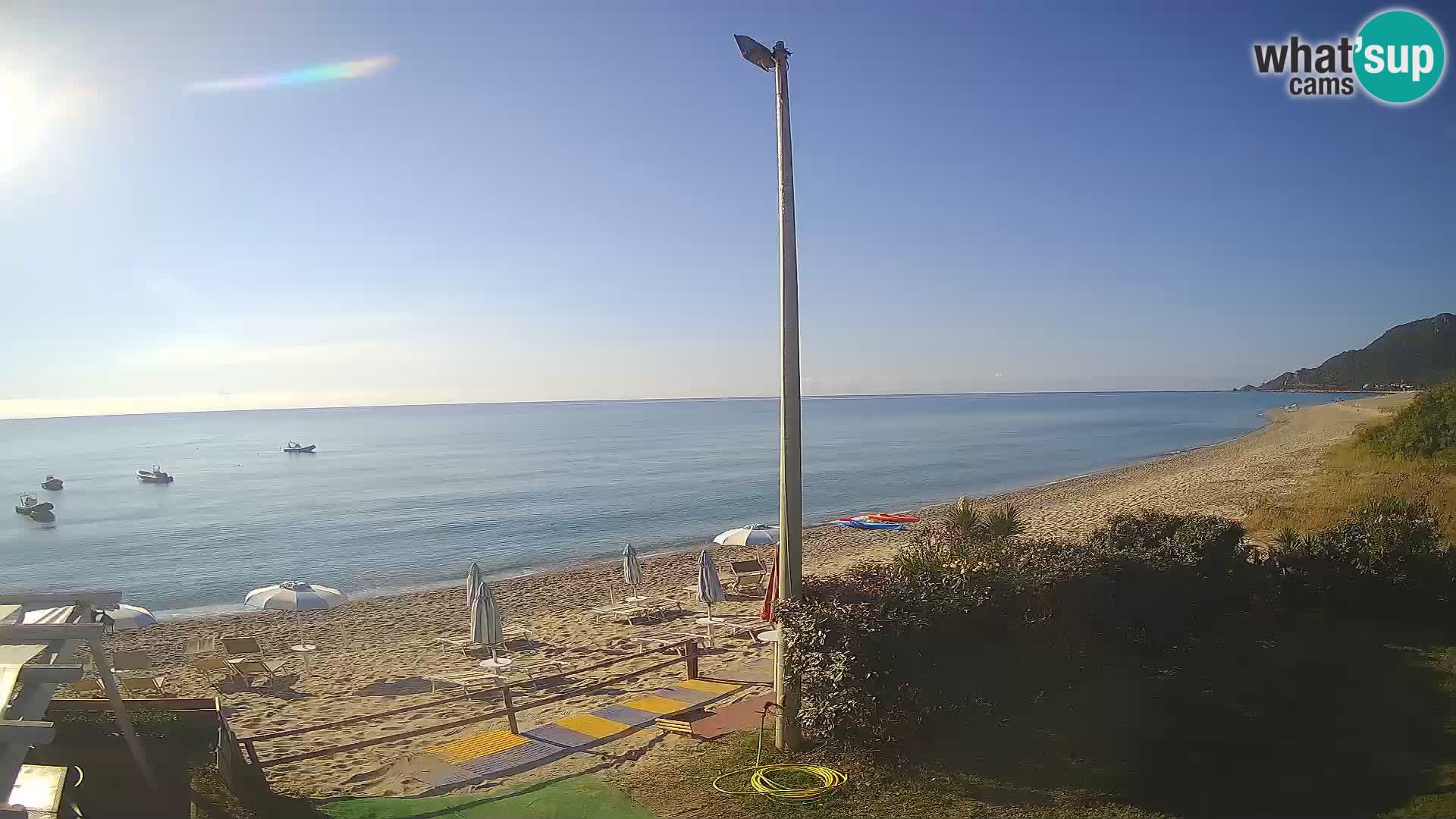 Camera en vivo playa Museddu – Ogliastra – Cerdeña – Italia
