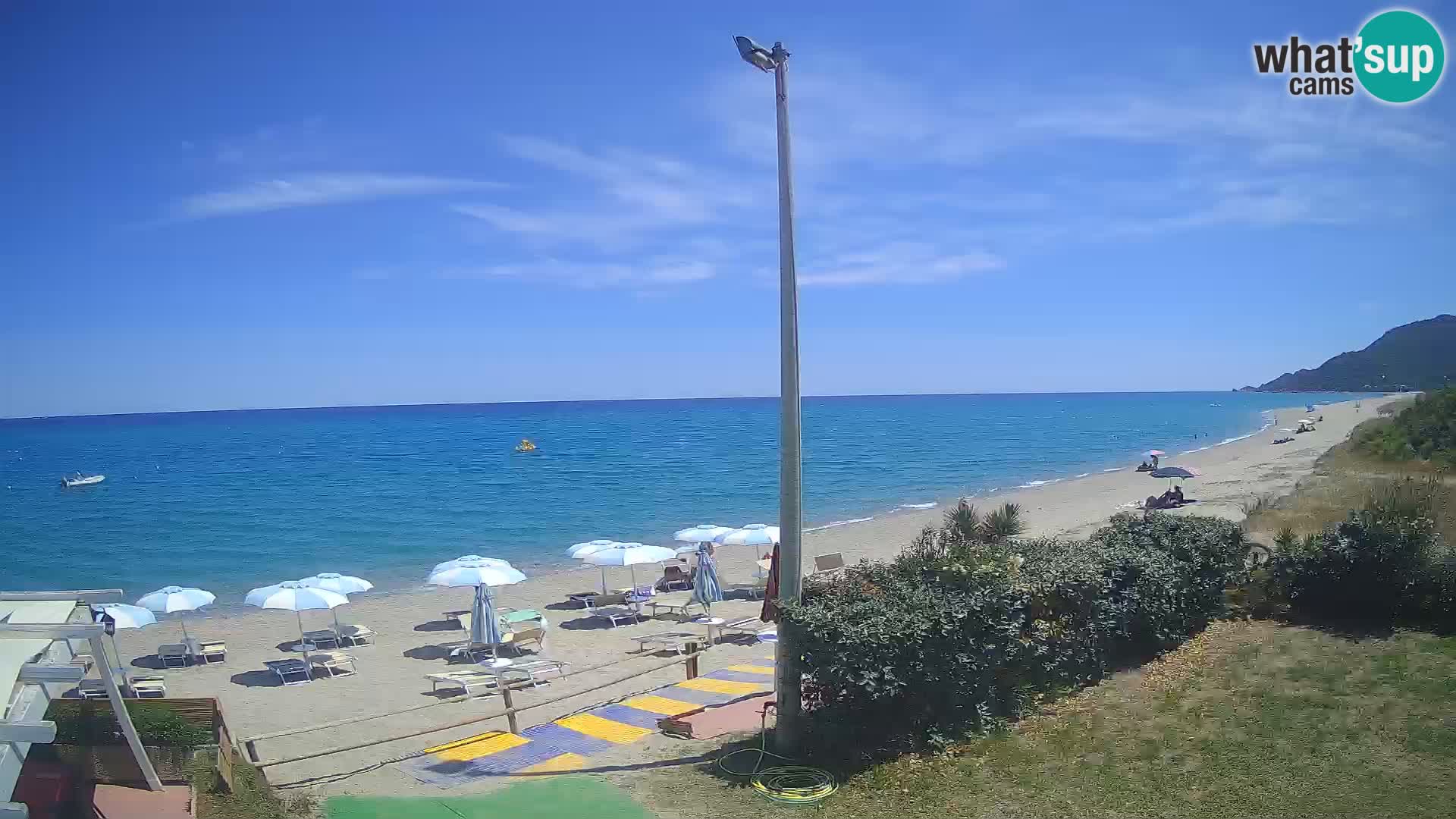 Spletna kamera plaža Museddu – Ogliastra – Sardinija – Italija