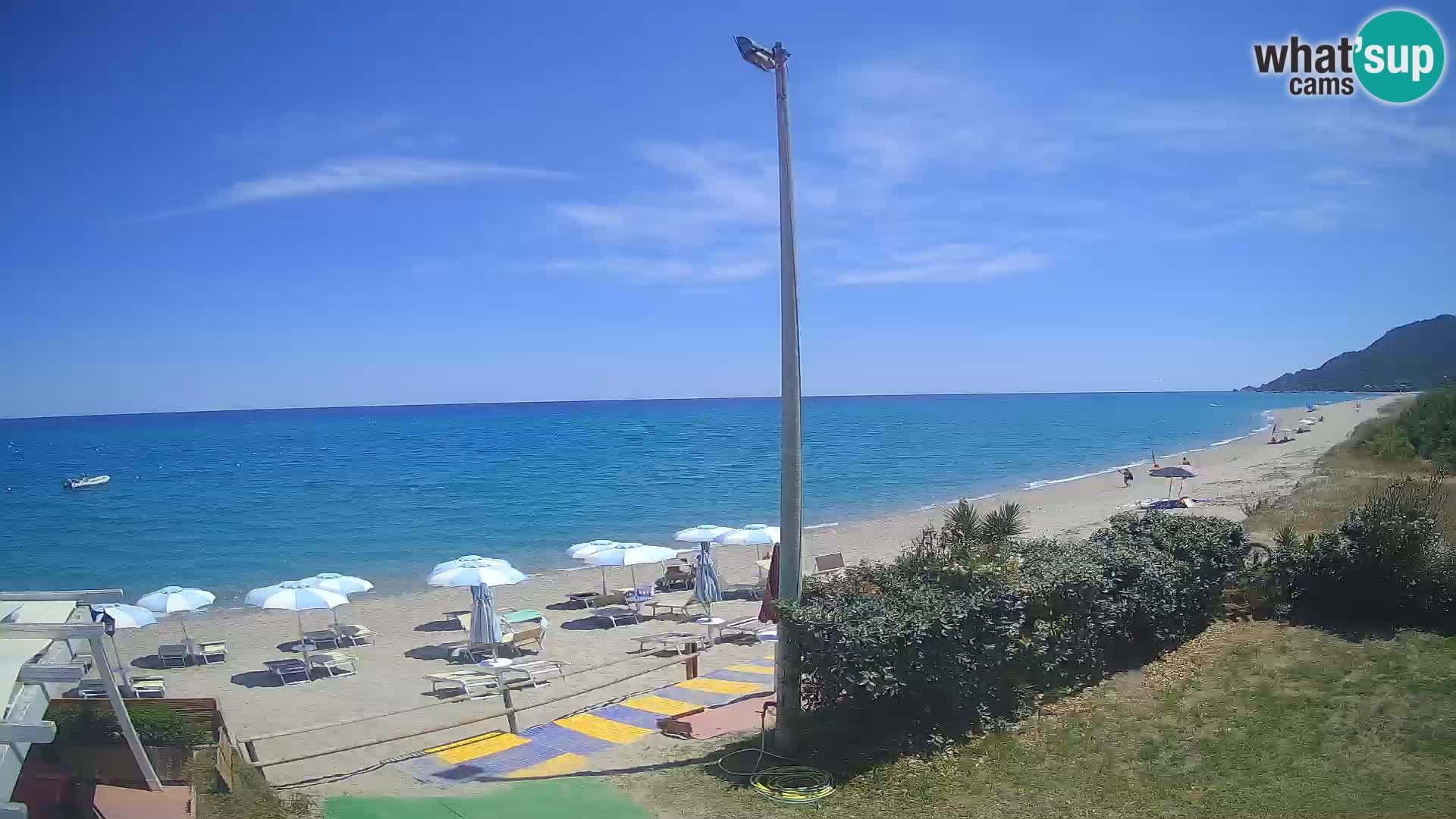 Camera en vivo playa Museddu – Ogliastra – Cerdeña – Italia