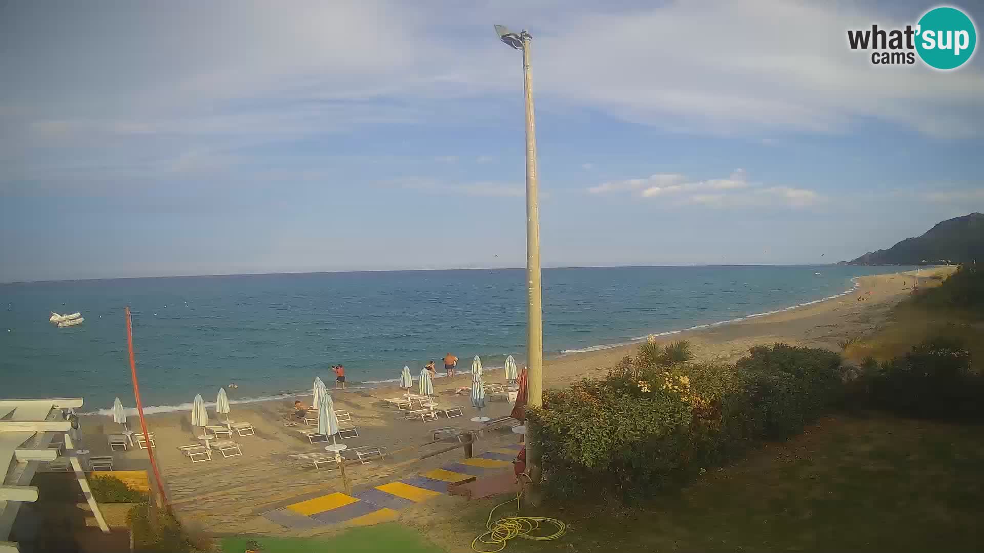 Spletna kamera plaža Museddu – Ogliastra – Sardinija – Italija