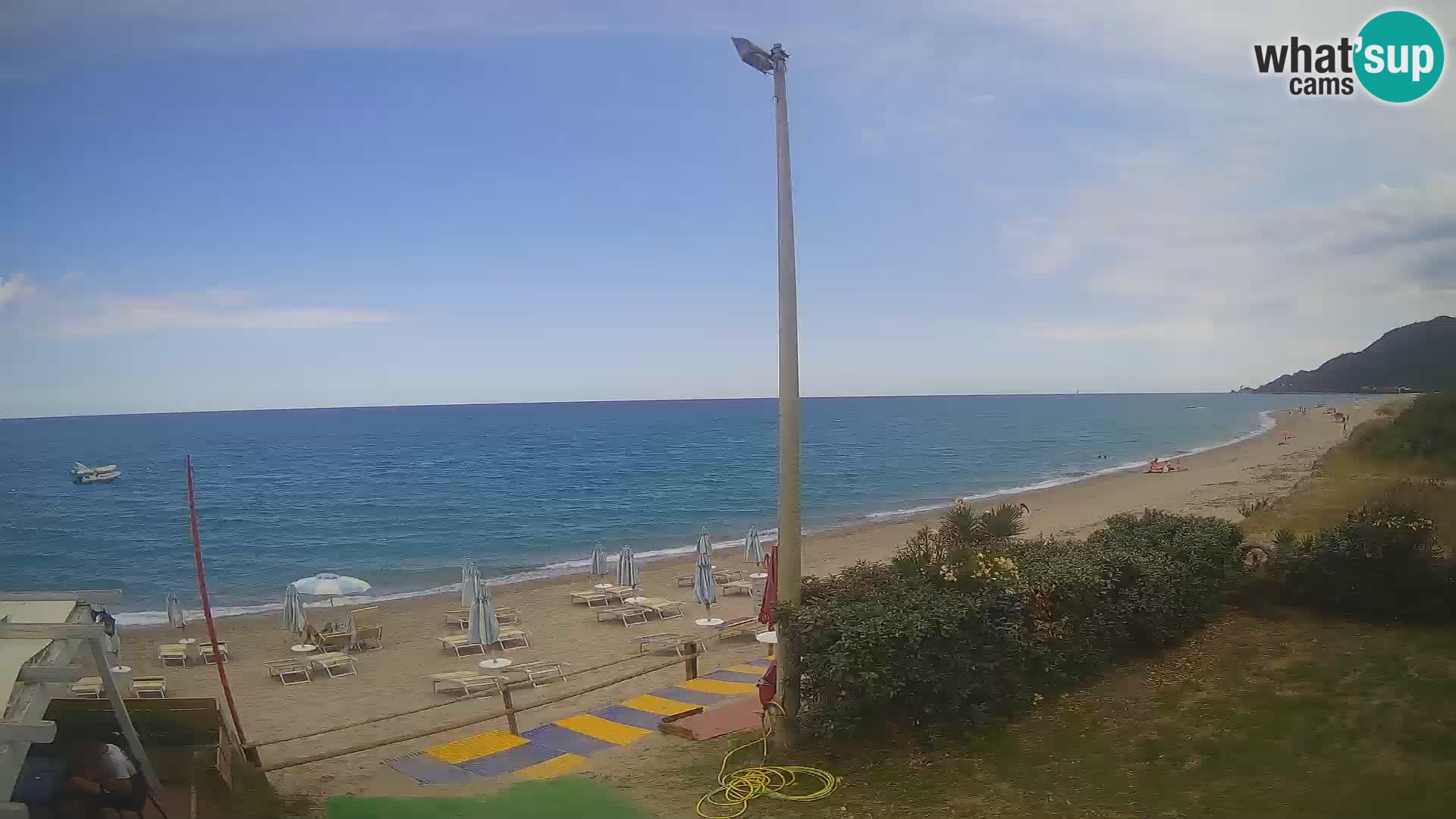 Webcam plage Museddu – Ogliastra livecam Sardaigne – Italie