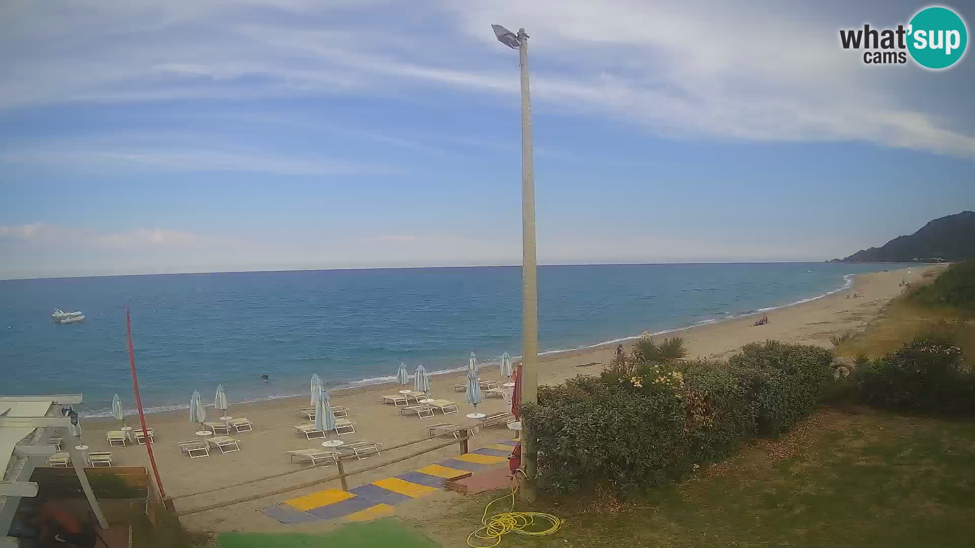 Web kamera plaža Museddu – Ogliastra – Sardinija – Italija