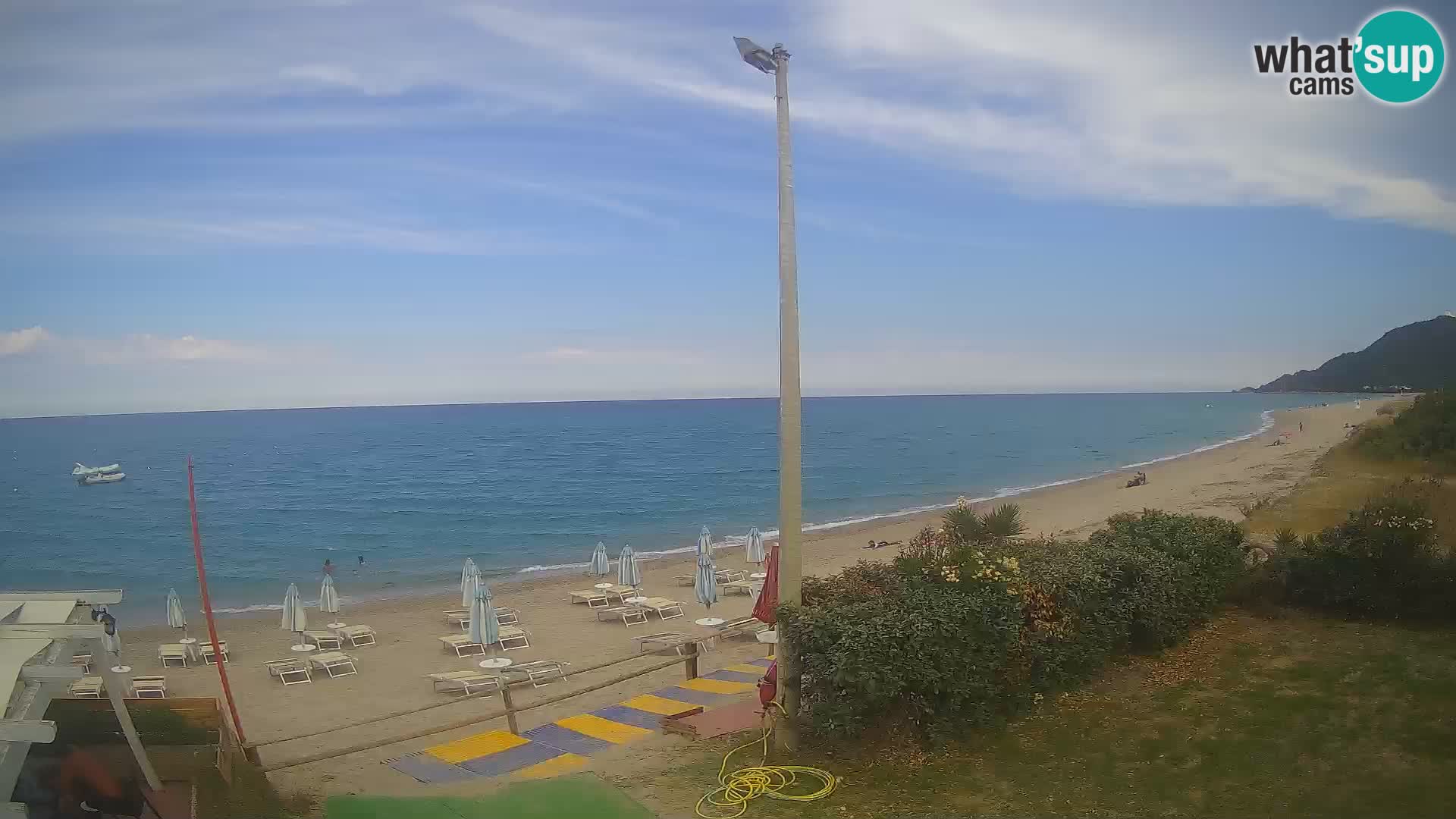 Spletna kamera plaža Museddu – Ogliastra – Sardinija – Italija