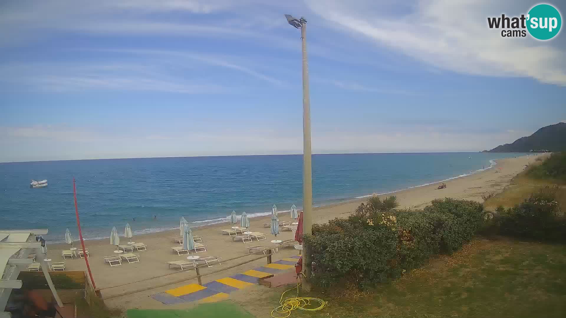 Spletna kamera plaža Museddu – Ogliastra – Sardinija – Italija