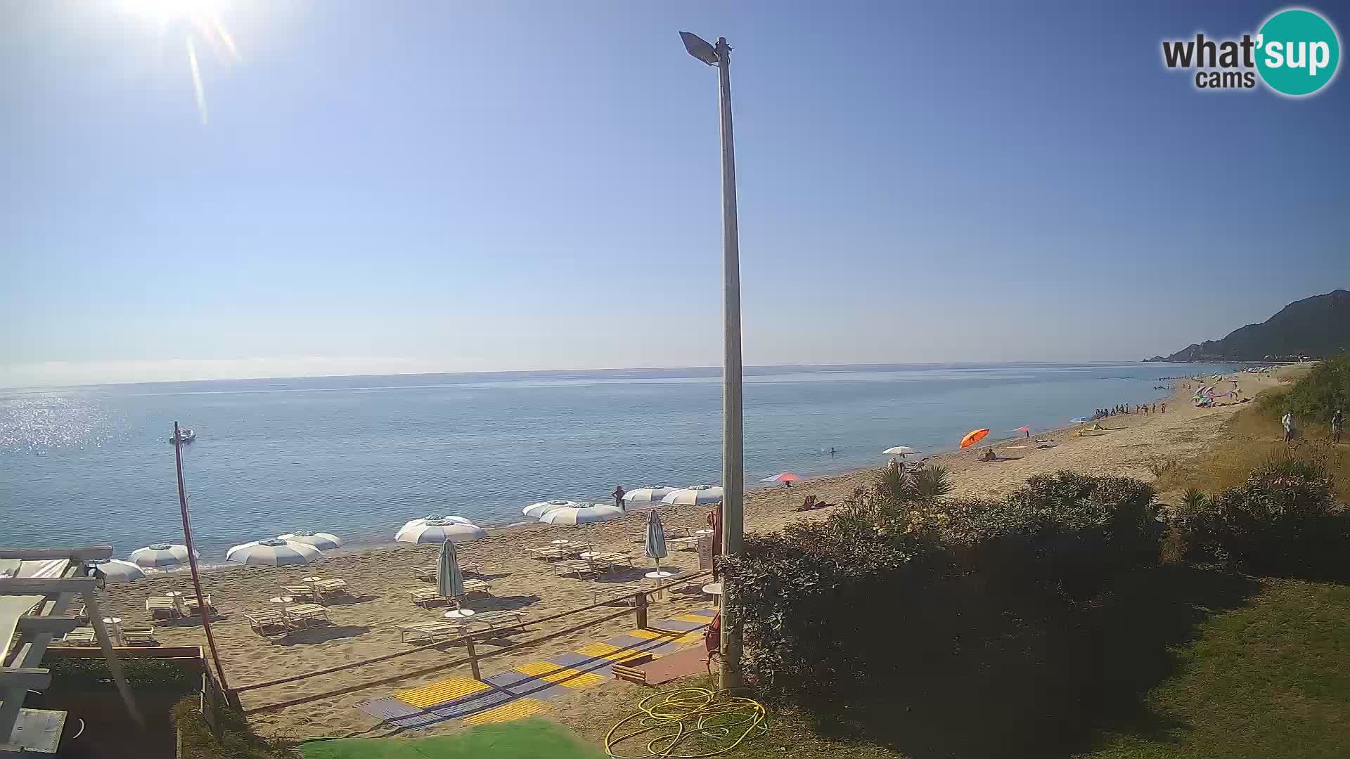 Webcam plage Museddu – Ogliastra livecam Sardaigne – Italie