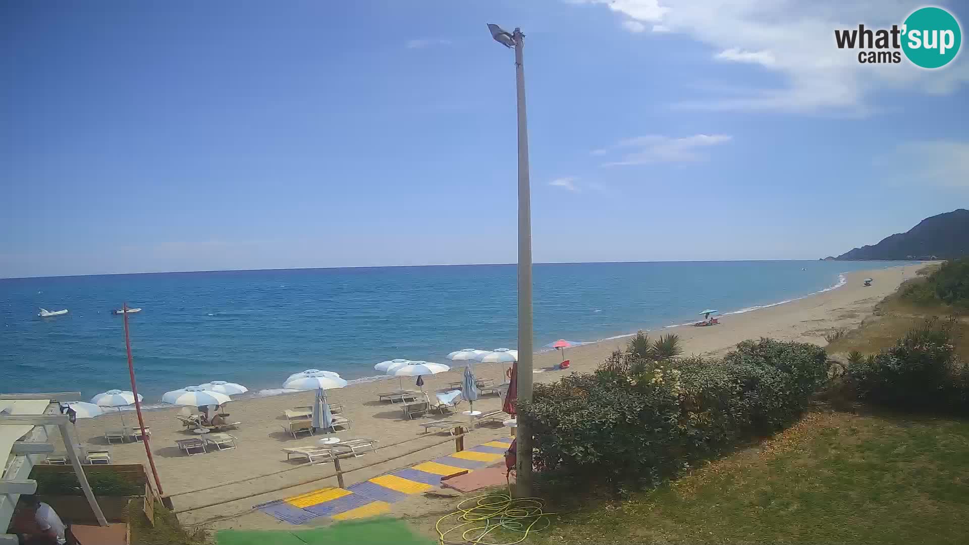Spletna kamera plaža Museddu – Ogliastra – Sardinija – Italija