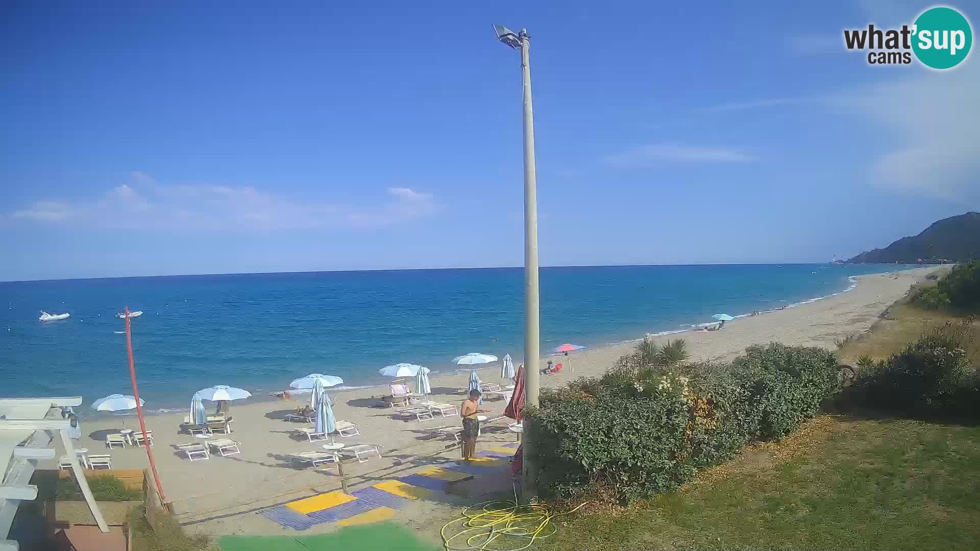 Spletna kamera plaža Museddu – Ogliastra – Sardinija – Italija