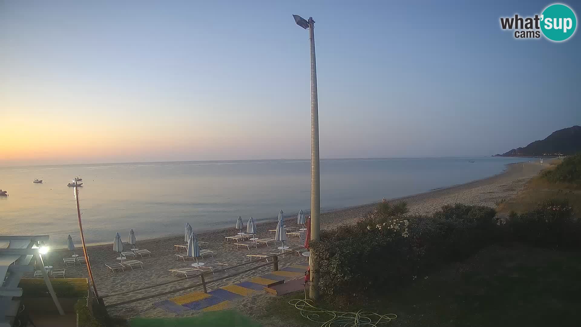 Webcam plage Museddu – Ogliastra livecam Sardaigne – Italie
