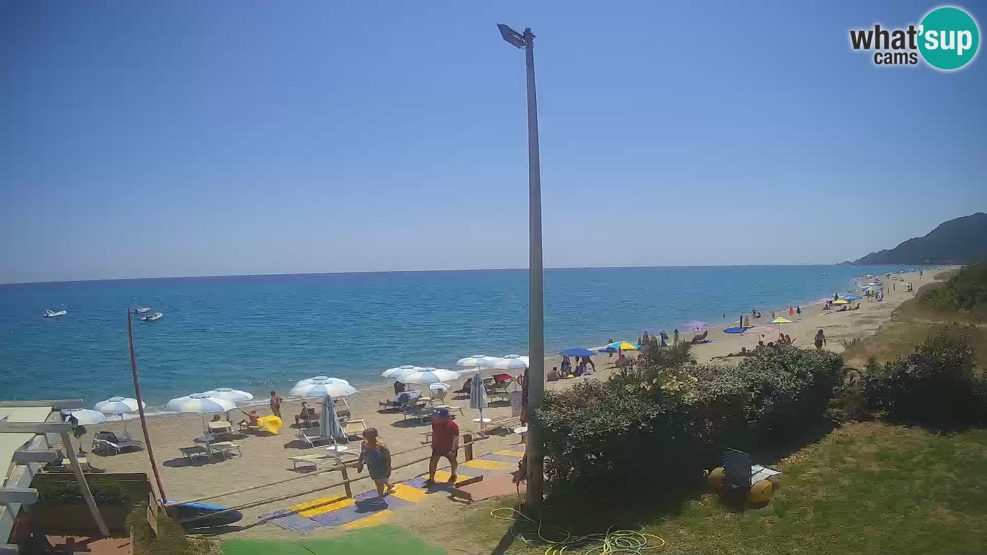 Webcam plage Museddu – Ogliastra livecam Sardaigne – Italie