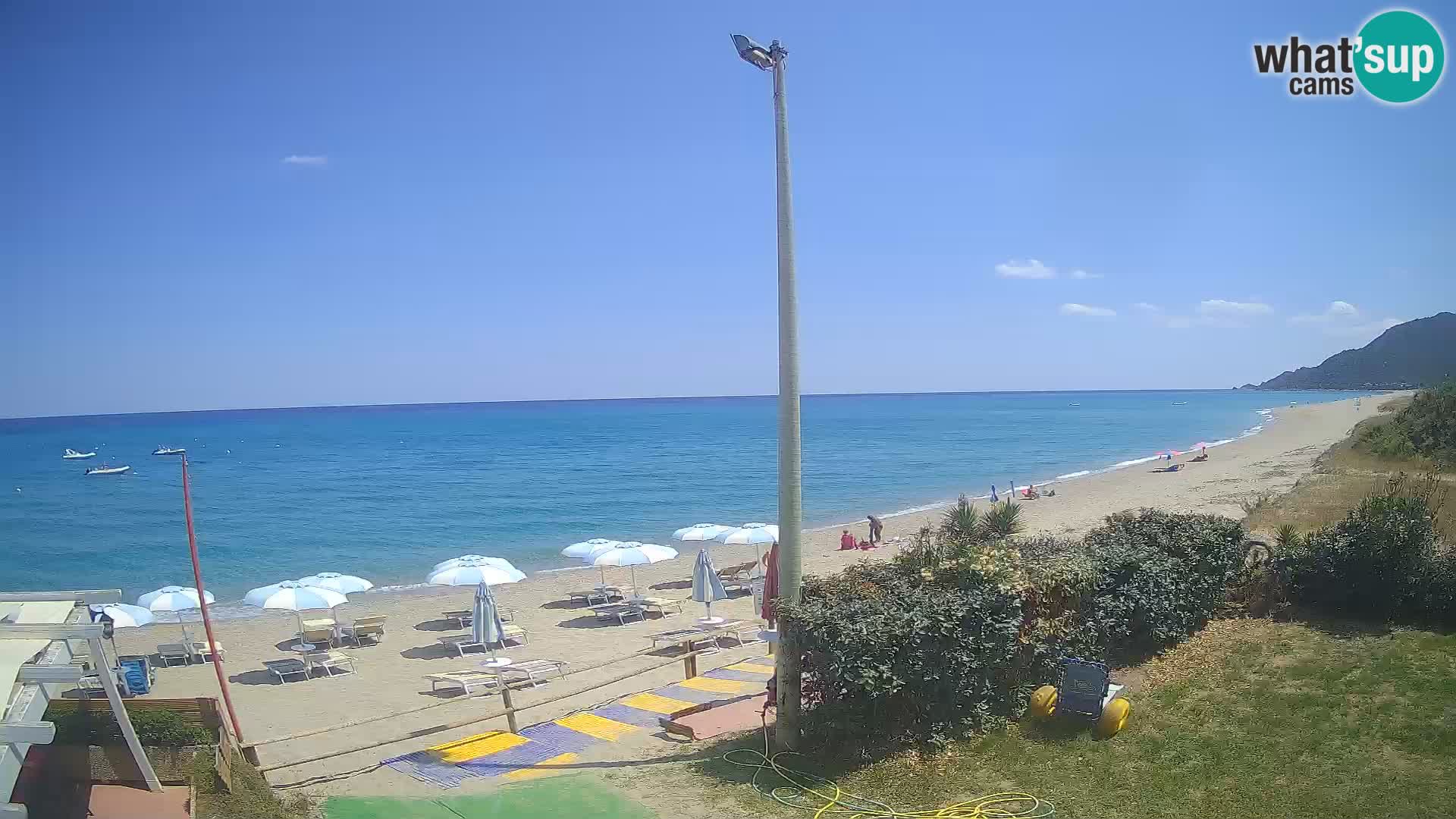 Spletna kamera plaža Museddu – Ogliastra – Sardinija – Italija