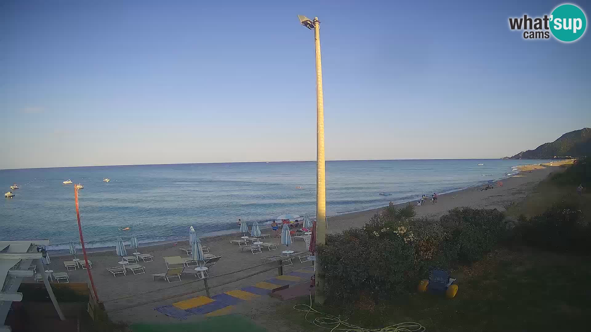 Webcam plage Museddu – Ogliastra livecam Sardaigne – Italie