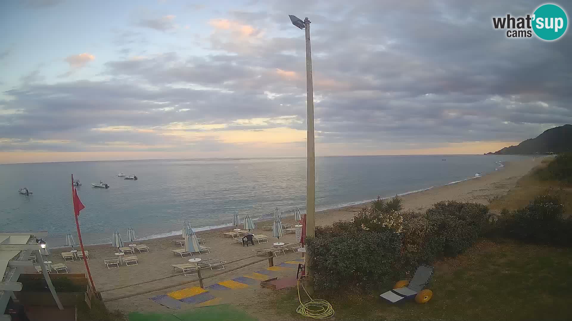 Webcam plage Museddu – Ogliastra livecam Sardaigne – Italie