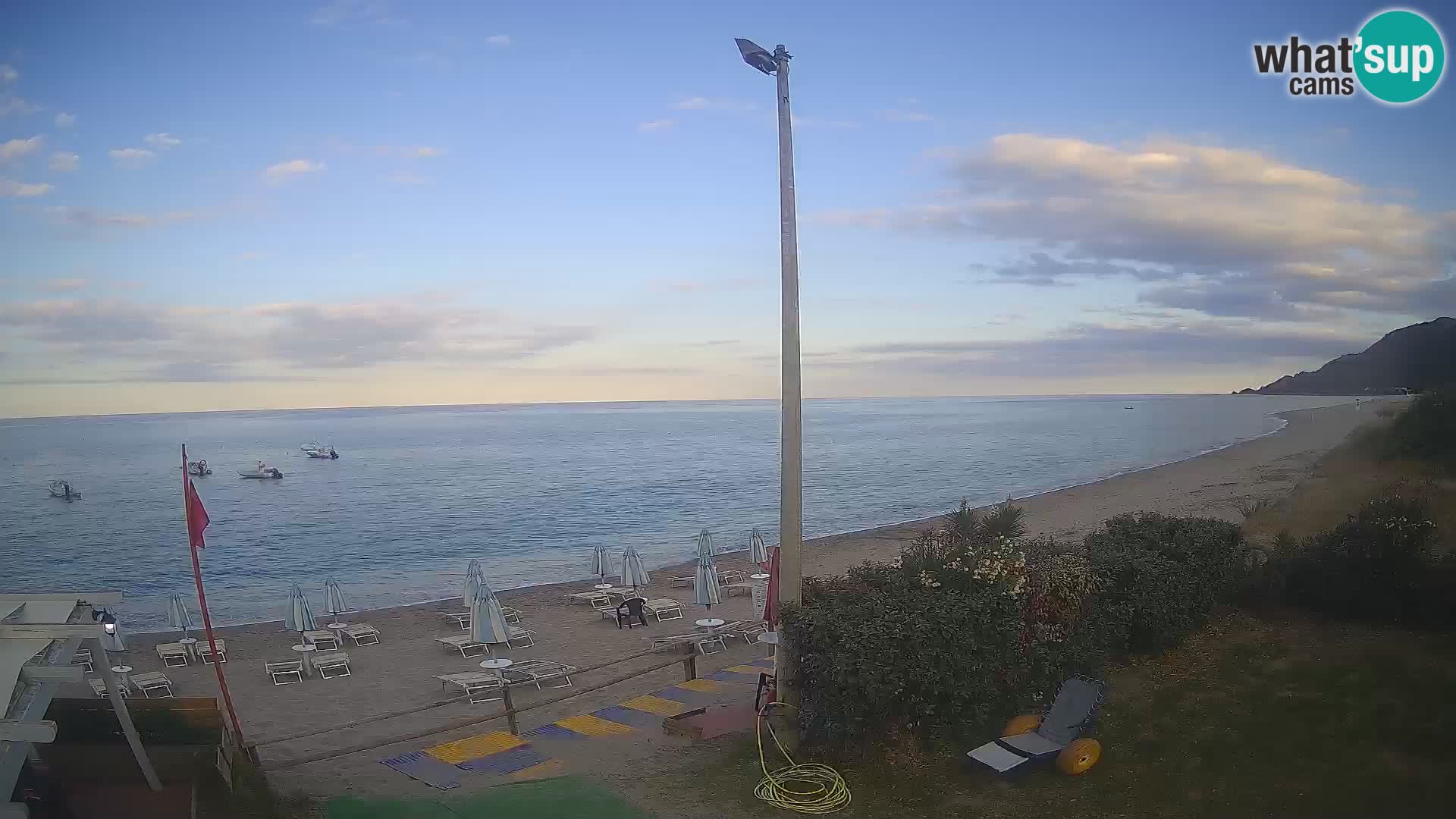 Webcam plage Museddu – Ogliastra livecam Sardaigne – Italie