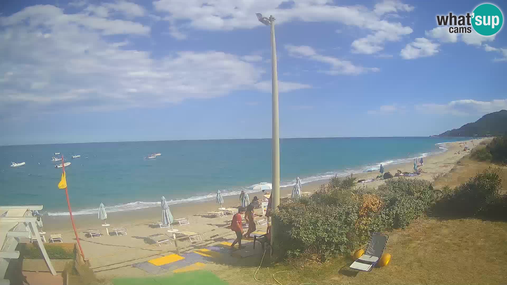 Spletna kamera plaža Museddu – Ogliastra – Sardinija – Italija