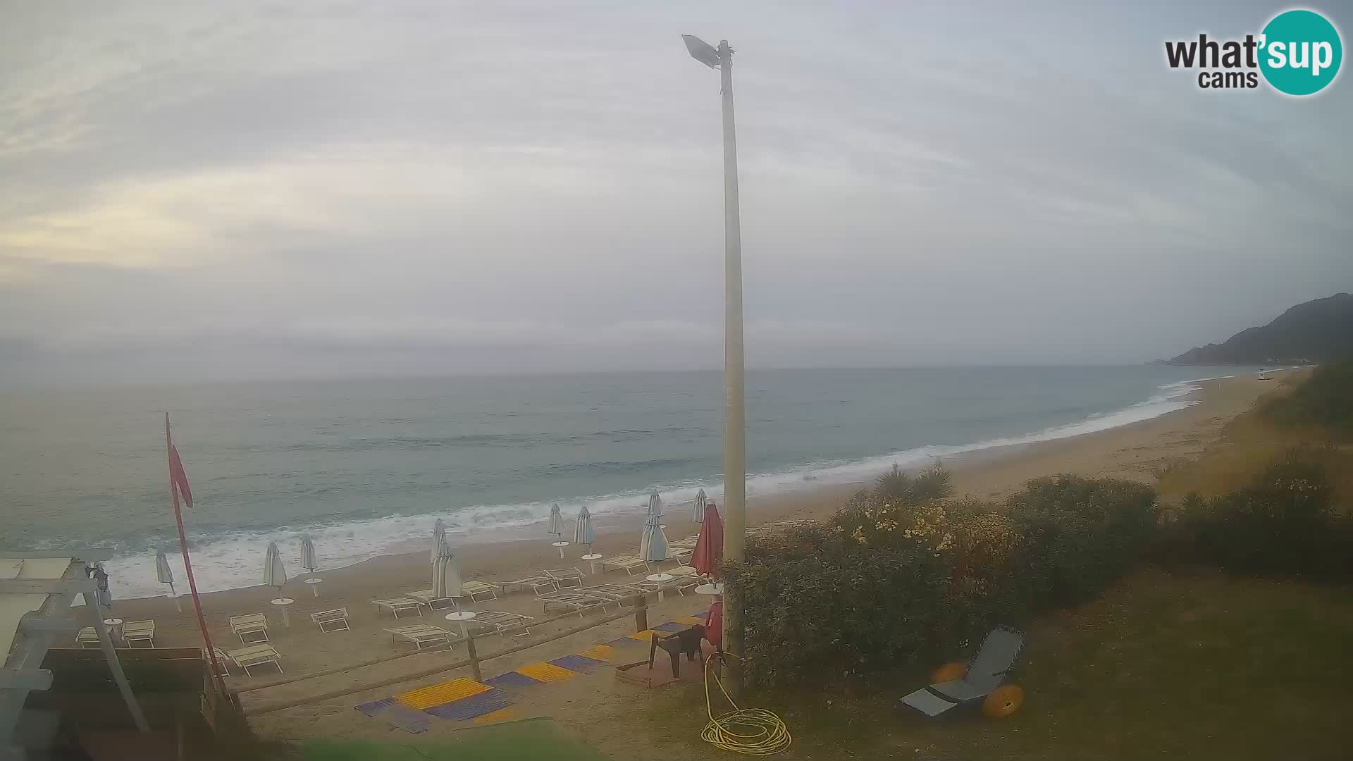 Camera en vivo playa Museddu – Ogliastra – Cerdeña – Italia