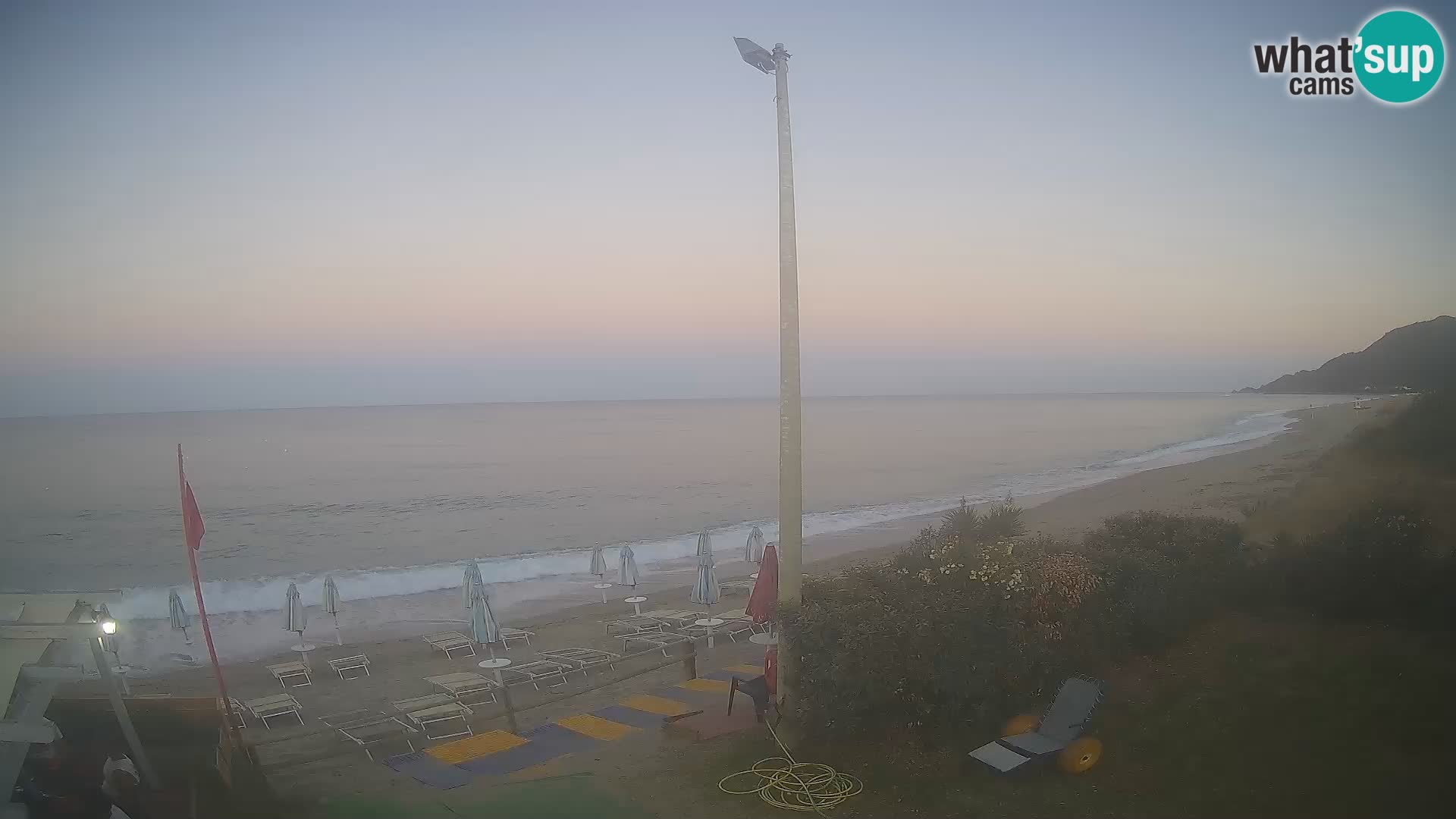 Camera en vivo playa Museddu – Ogliastra – Cerdeña – Italia