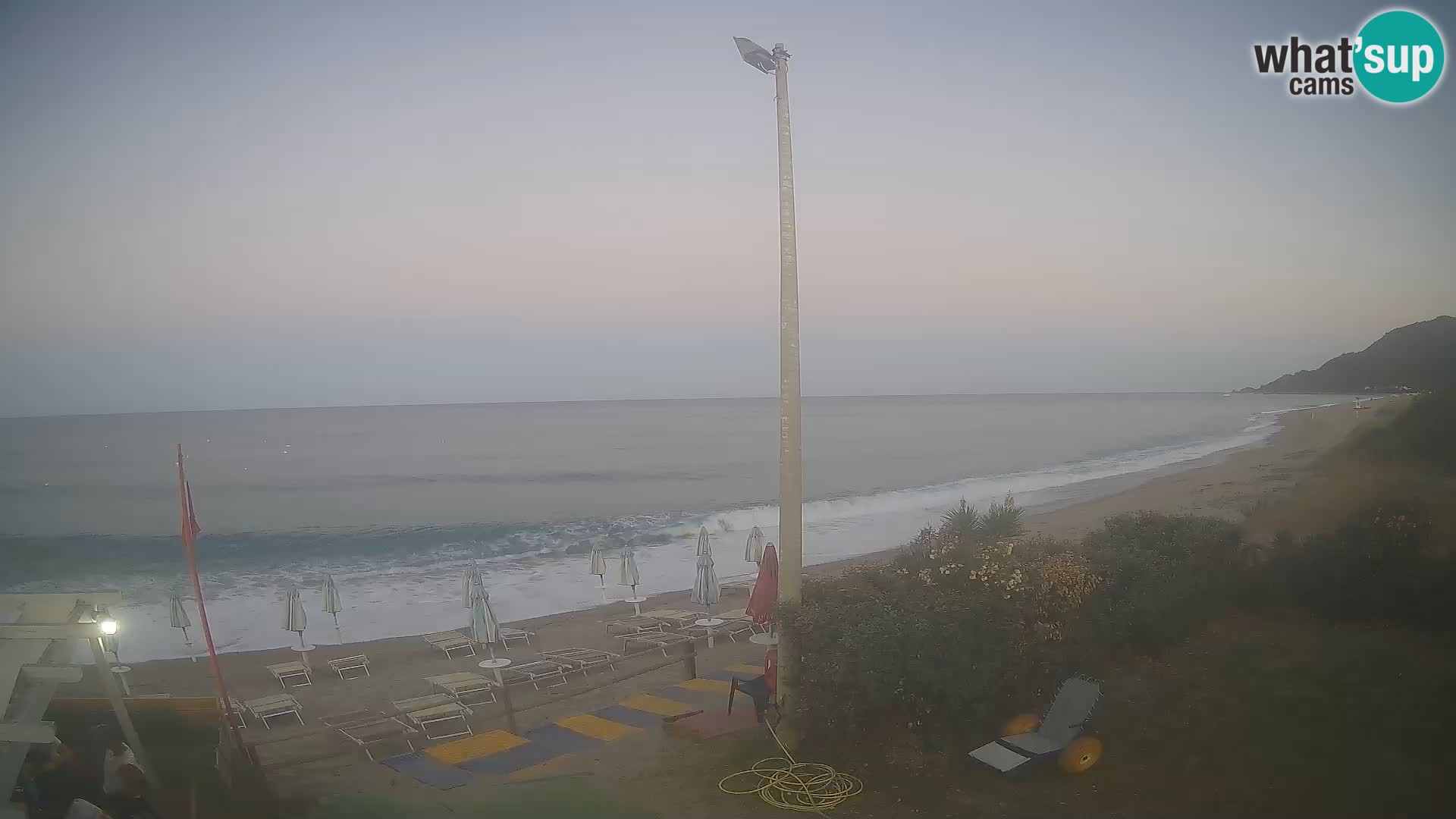 Webcam plage Museddu – Ogliastra livecam Sardaigne – Italie