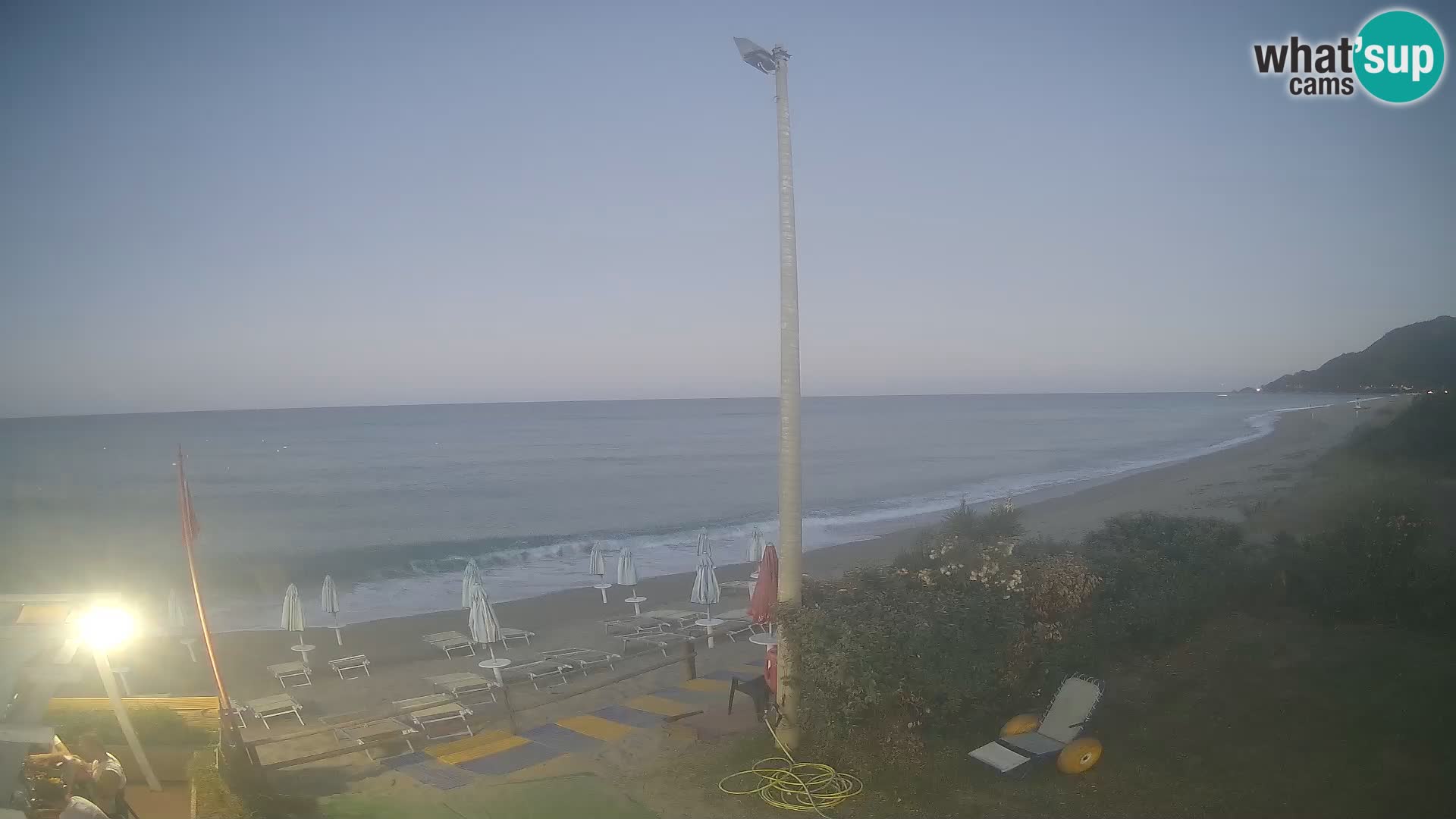Webcam plage Museddu – Ogliastra livecam Sardaigne – Italie