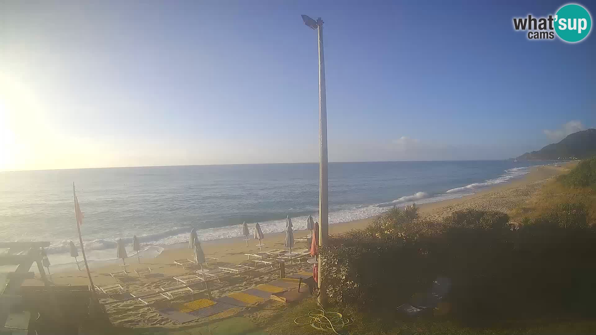 Webcam plage Museddu – Ogliastra livecam Sardaigne – Italie