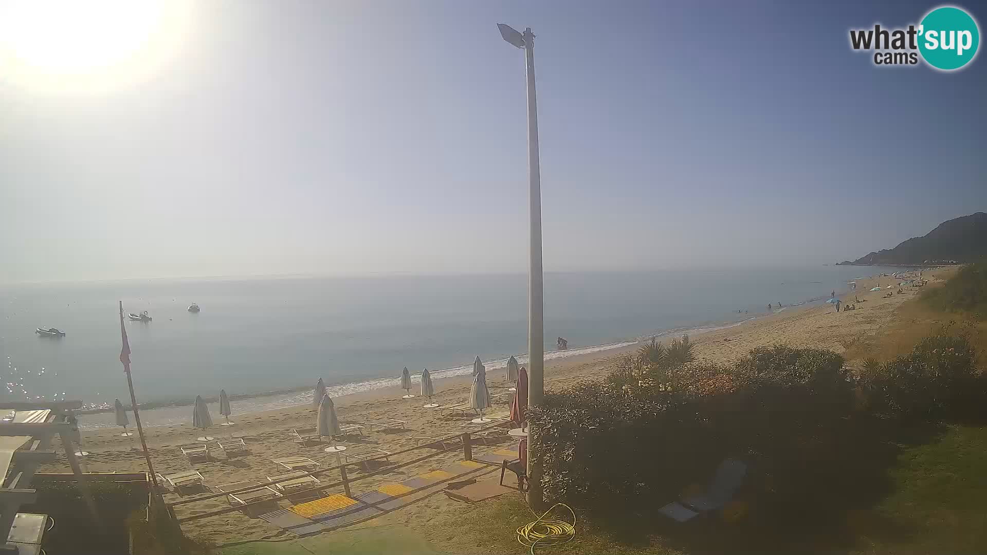 Webcam plage Museddu – Ogliastra livecam Sardaigne – Italie