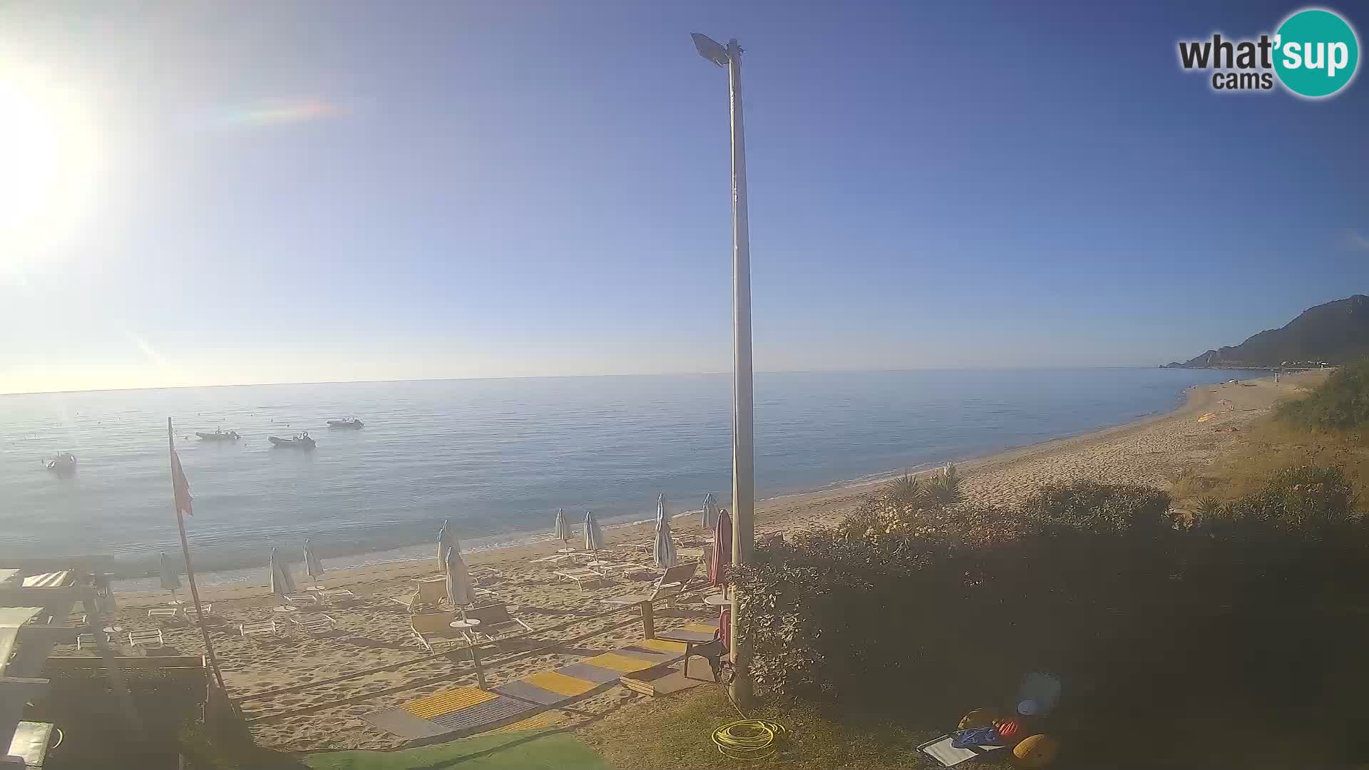 LIVE webcam Museddu beach – Ogliastra – Sardinia – Italy