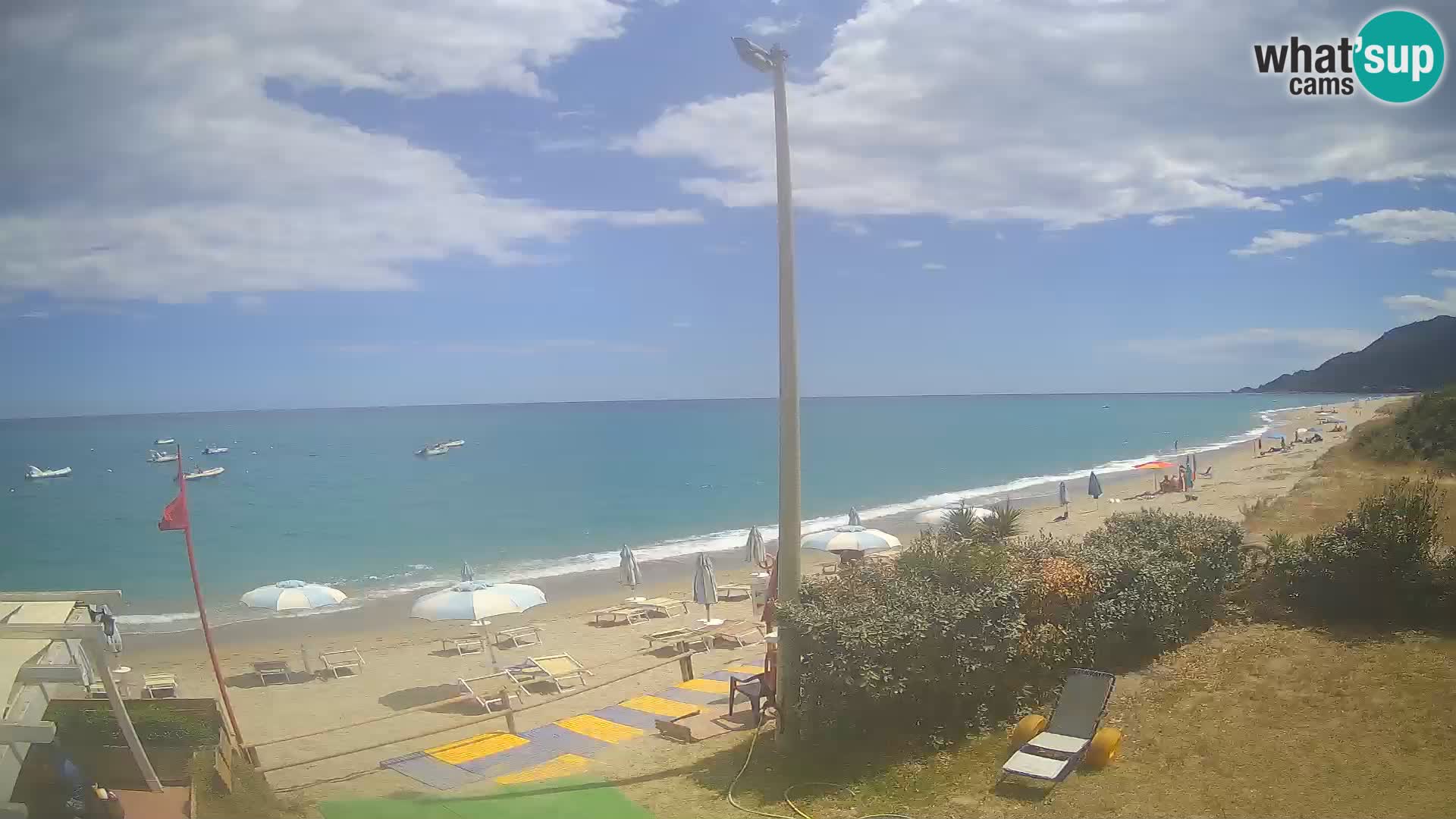 Camera en vivo playa Museddu – Ogliastra – Cerdeña – Italia