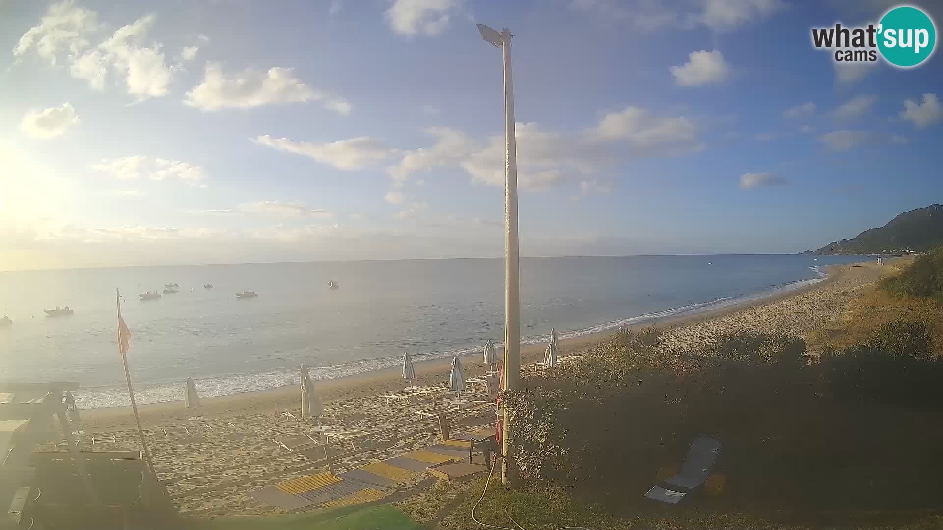 Webcam plage Museddu – Ogliastra livecam Sardaigne – Italie
