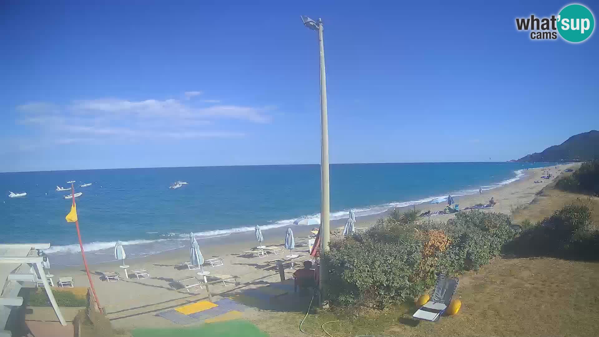 Camera en vivo playa Museddu – Ogliastra – Cerdeña – Italia