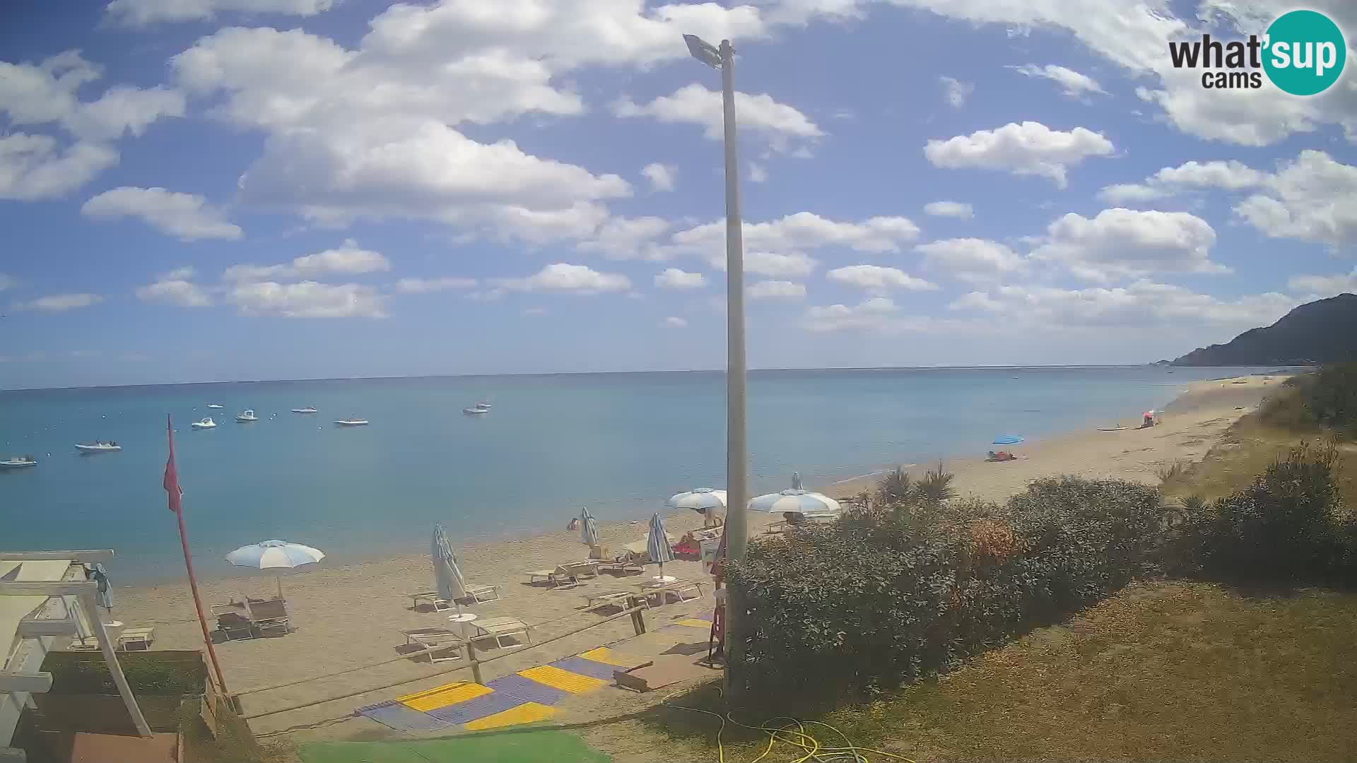 LIVE webcam Museddu beach – Ogliastra – Sardinia – Italy