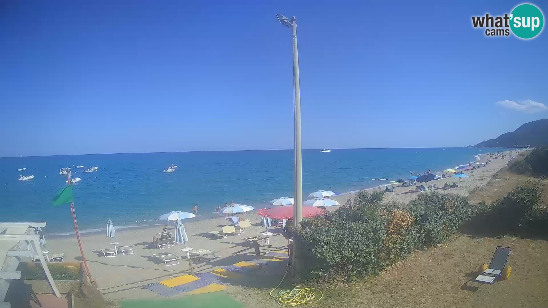 LIVE webcam Museddu beach – Ogliastra – Sardinia – Italy