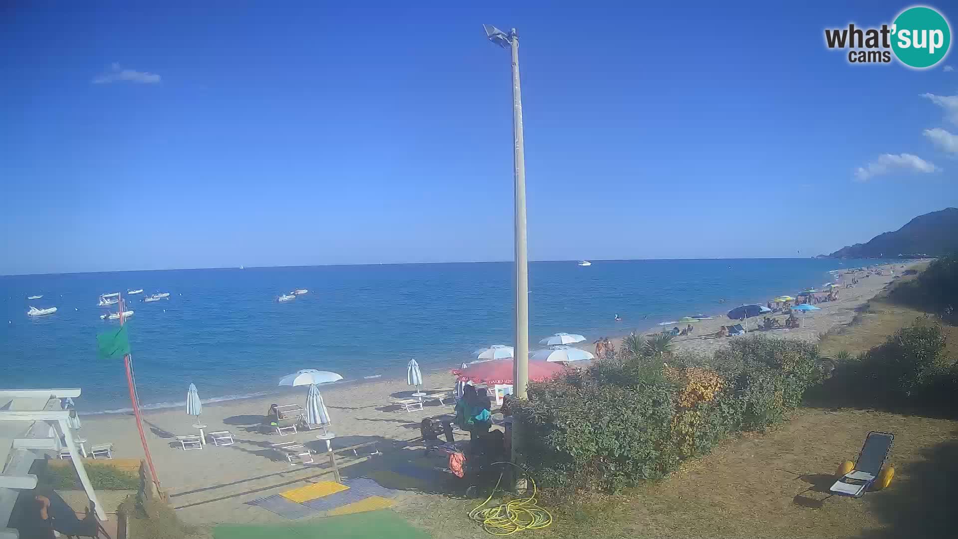 Spletna kamera plaža Museddu – Ogliastra – Sardinija – Italija