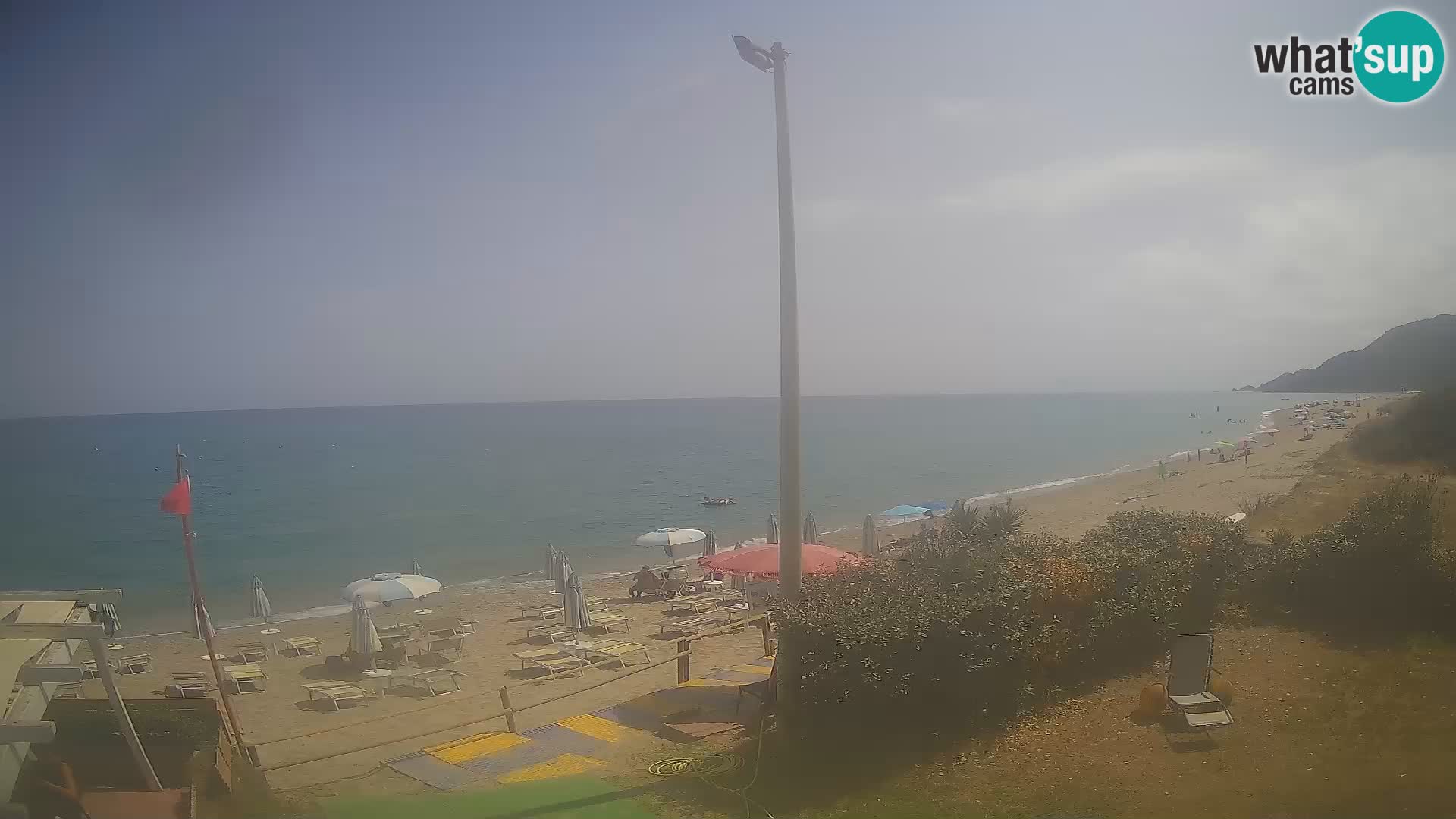Spletna kamera plaža Museddu – Ogliastra – Sardinija – Italija