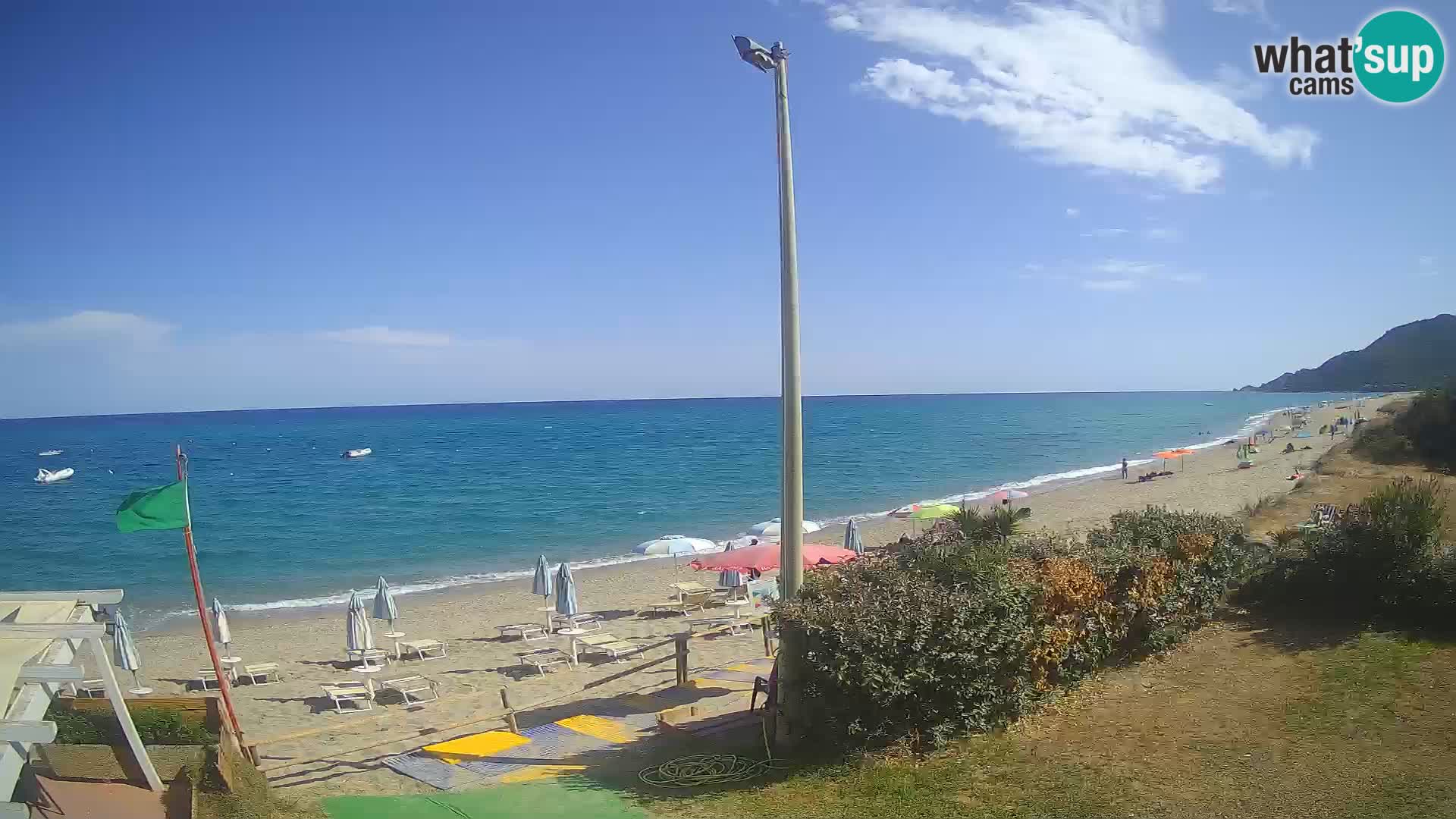 Camera en vivo playa Museddu – Ogliastra – Cerdeña – Italia