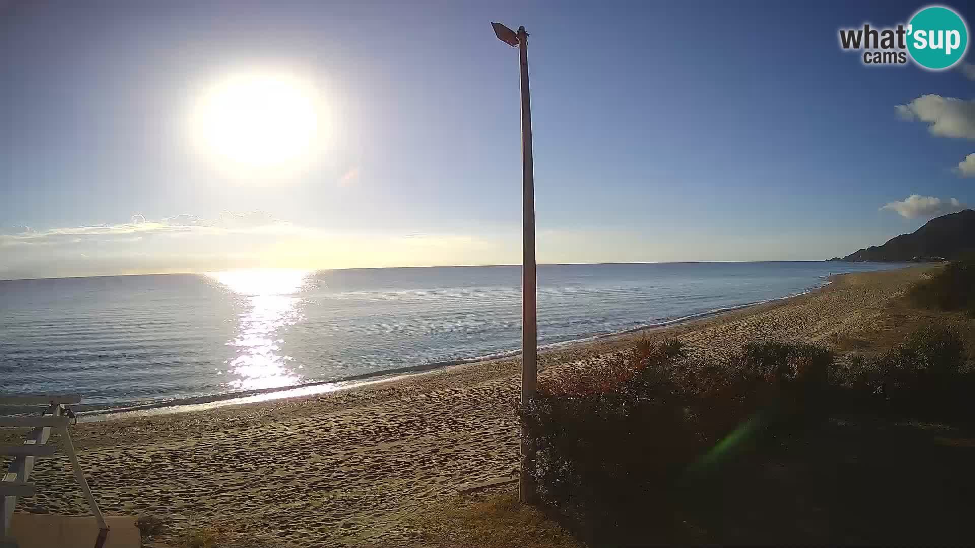 Webcam plage Museddu – Ogliastra livecam Sardaigne – Italie