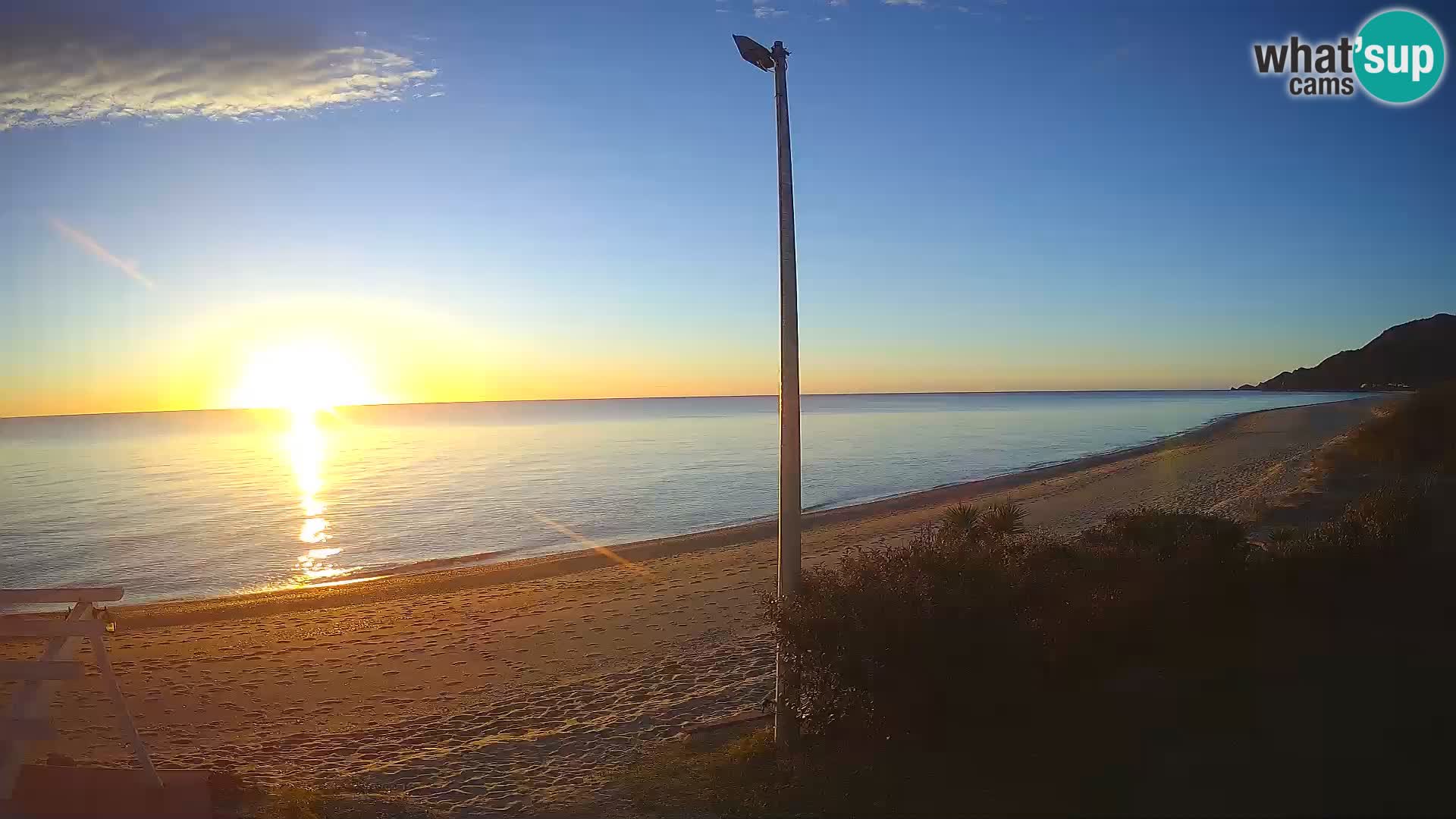 Webcam plage Museddu – Ogliastra livecam Sardaigne – Italie