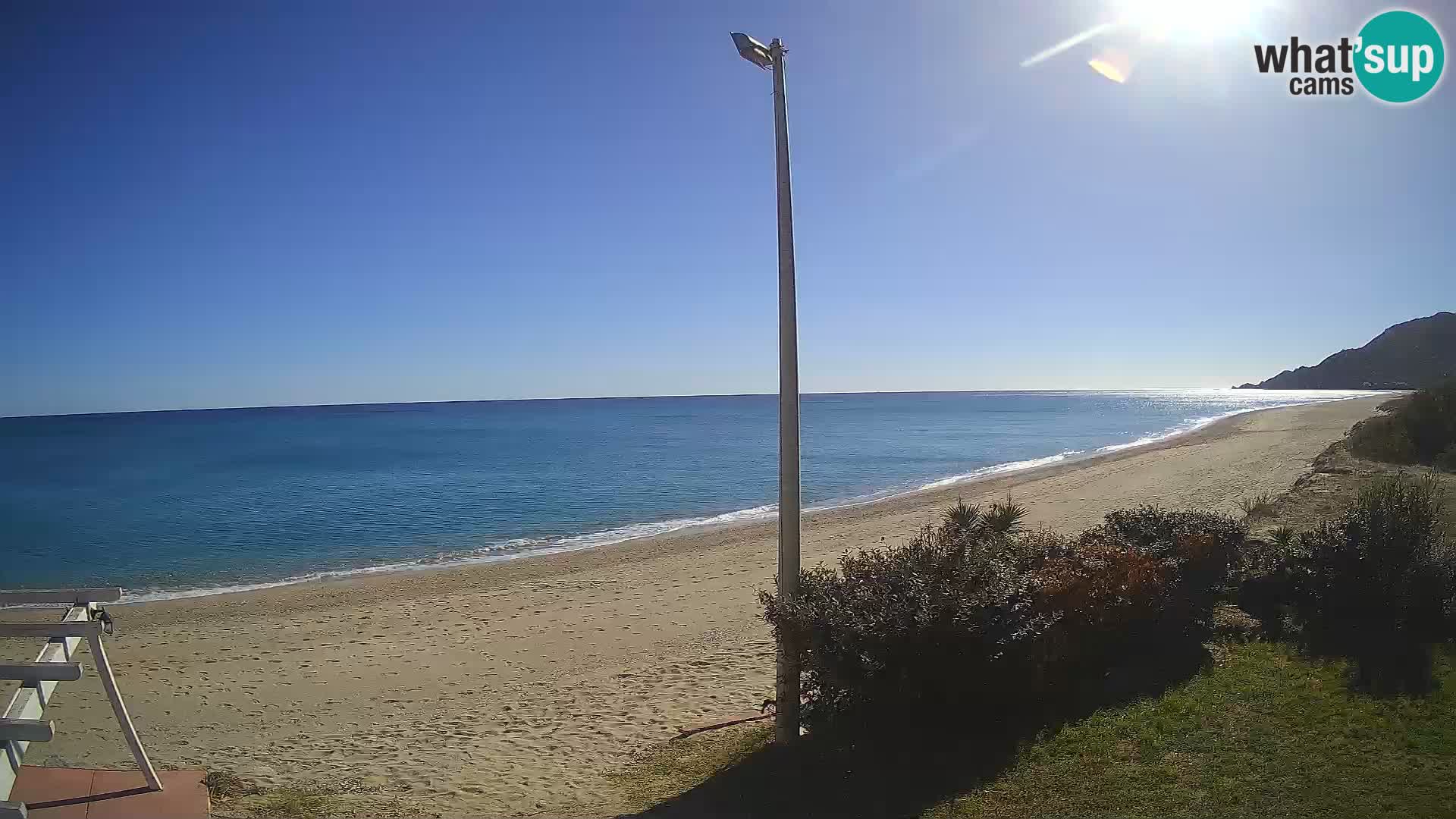 Spletna kamera plaža Museddu – Ogliastra – Sardinija – Italija