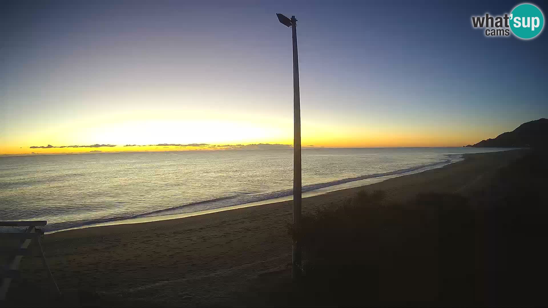 Camera en vivo playa Museddu – Ogliastra – Cerdeña – Italia