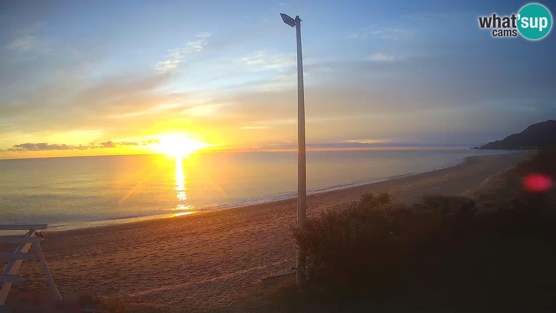Spletna kamera plaža Museddu – Ogliastra – Sardinija – Italija