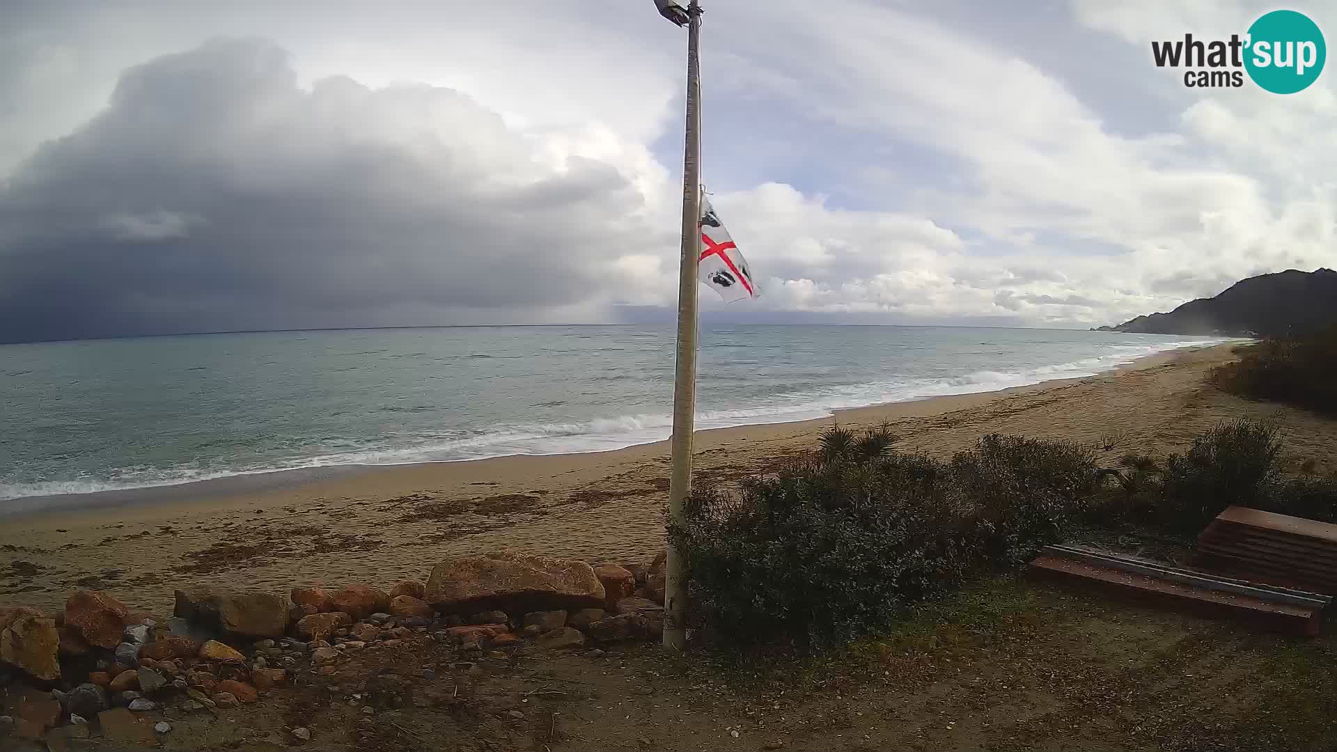 LIVE webcam Museddu beach – Ogliastra – Sardinia – Italy