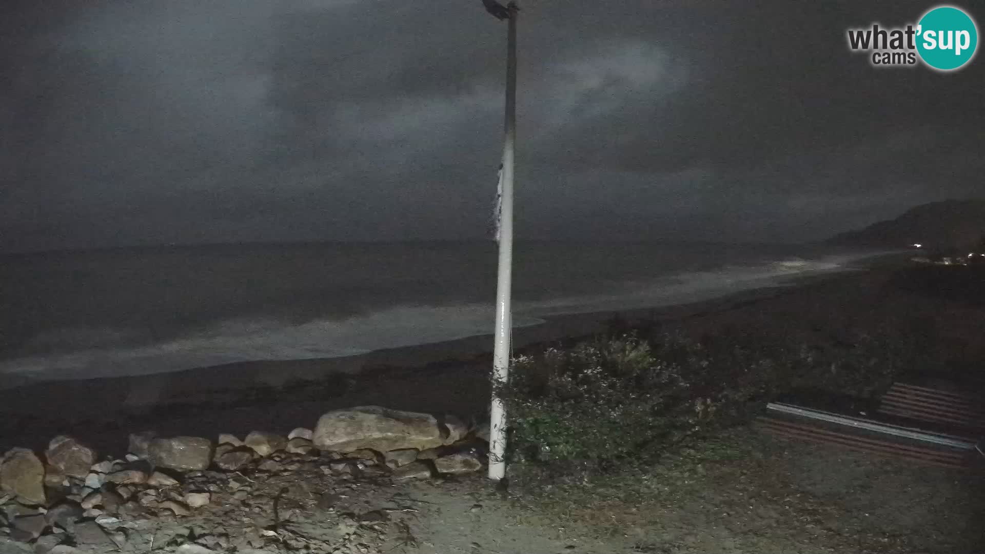 Spletna kamera plaža Museddu – Ogliastra – Sardinija – Italija