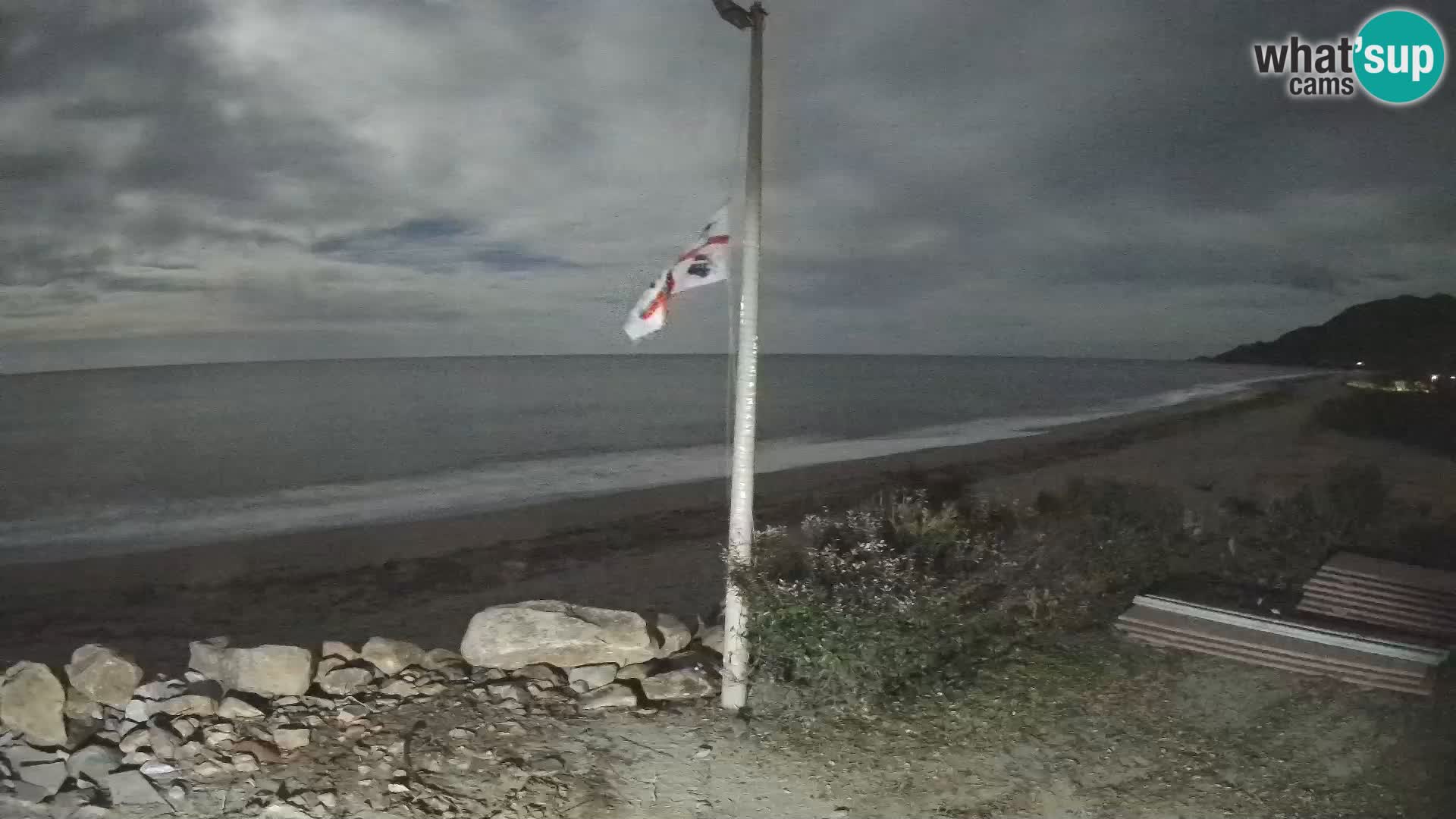 Webcam plage Museddu – Ogliastra livecam Sardaigne – Italie