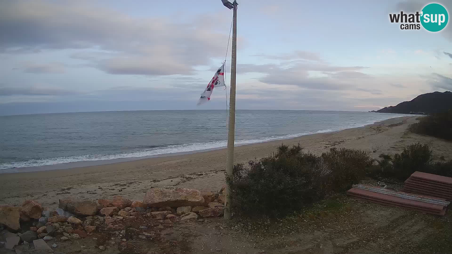 Webcam plage Museddu – Ogliastra livecam Sardaigne – Italie