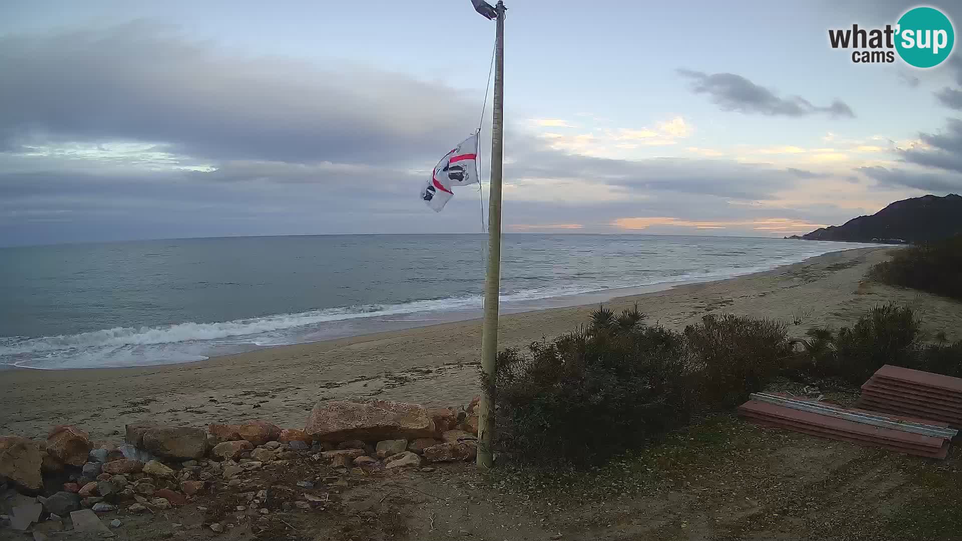 LIVE webcam Museddu beach – Ogliastra – Sardinia – Italy