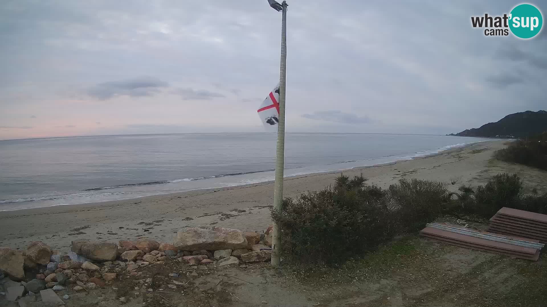 Webcam plage Museddu – Ogliastra livecam Sardaigne – Italie