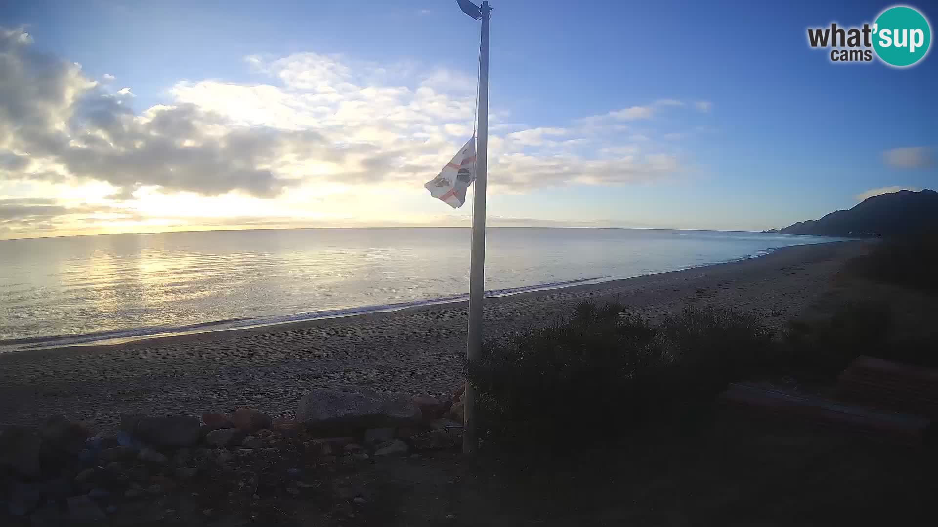 Camera en vivo playa Museddu – Ogliastra – Cerdeña – Italia