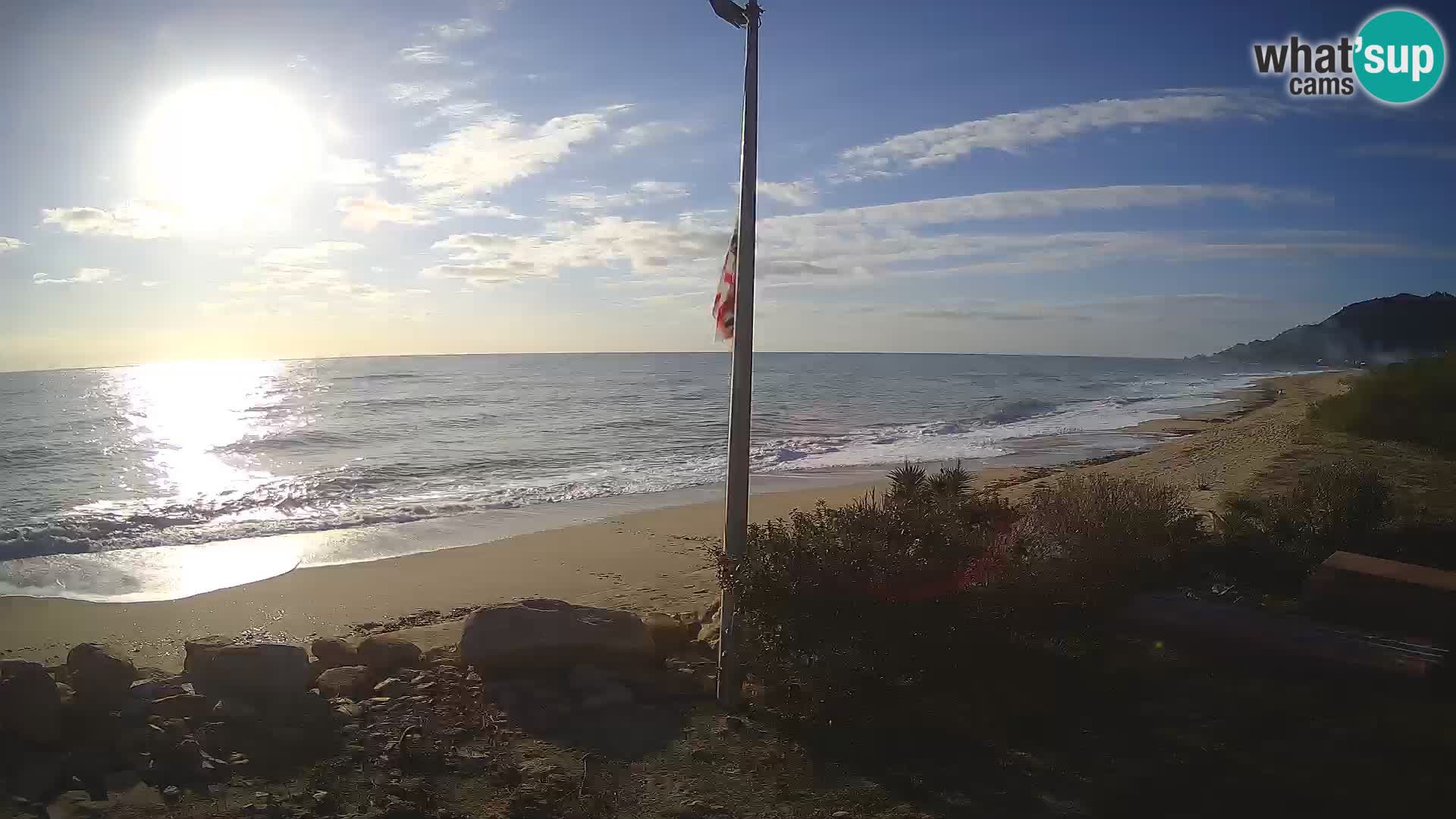 Camera en vivo playa Museddu – Ogliastra – Cerdeña – Italia