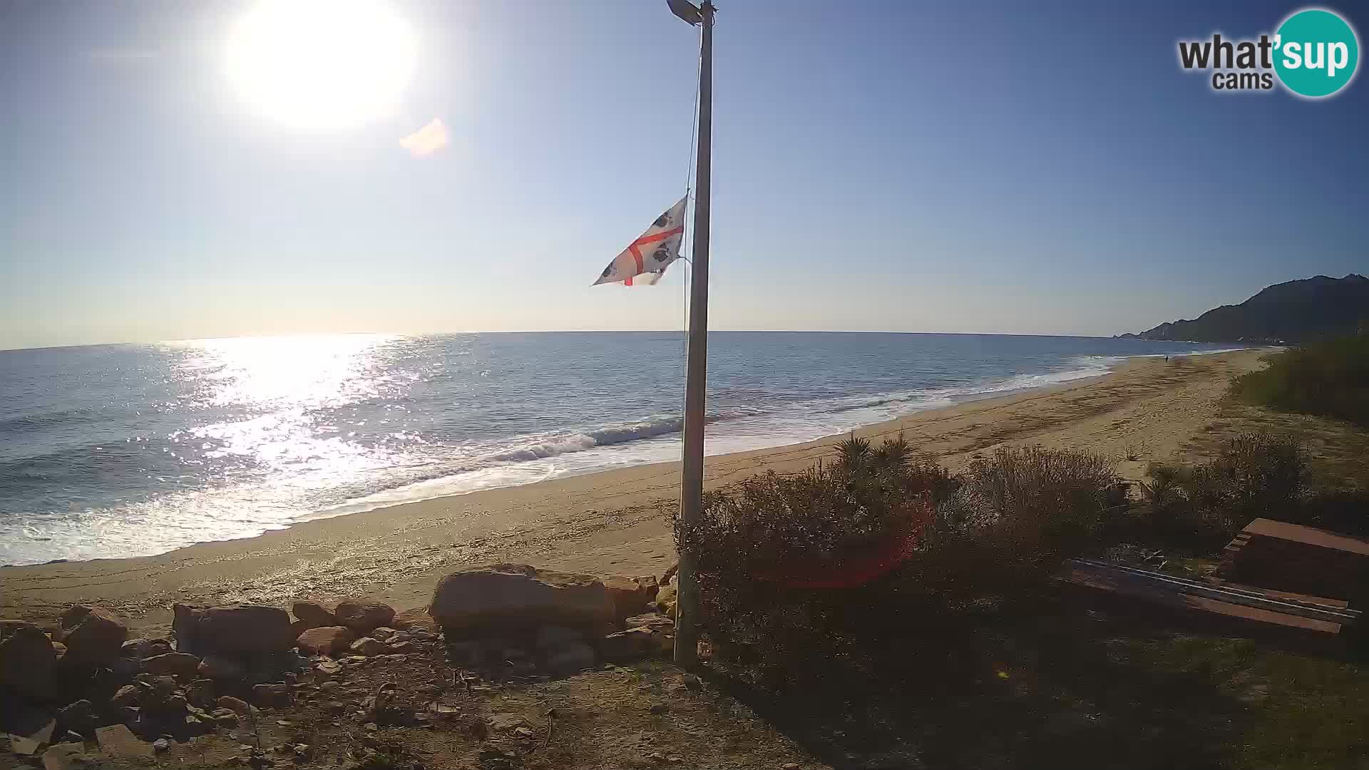 LIVE webcam Museddu beach – Ogliastra – Sardinia – Italy